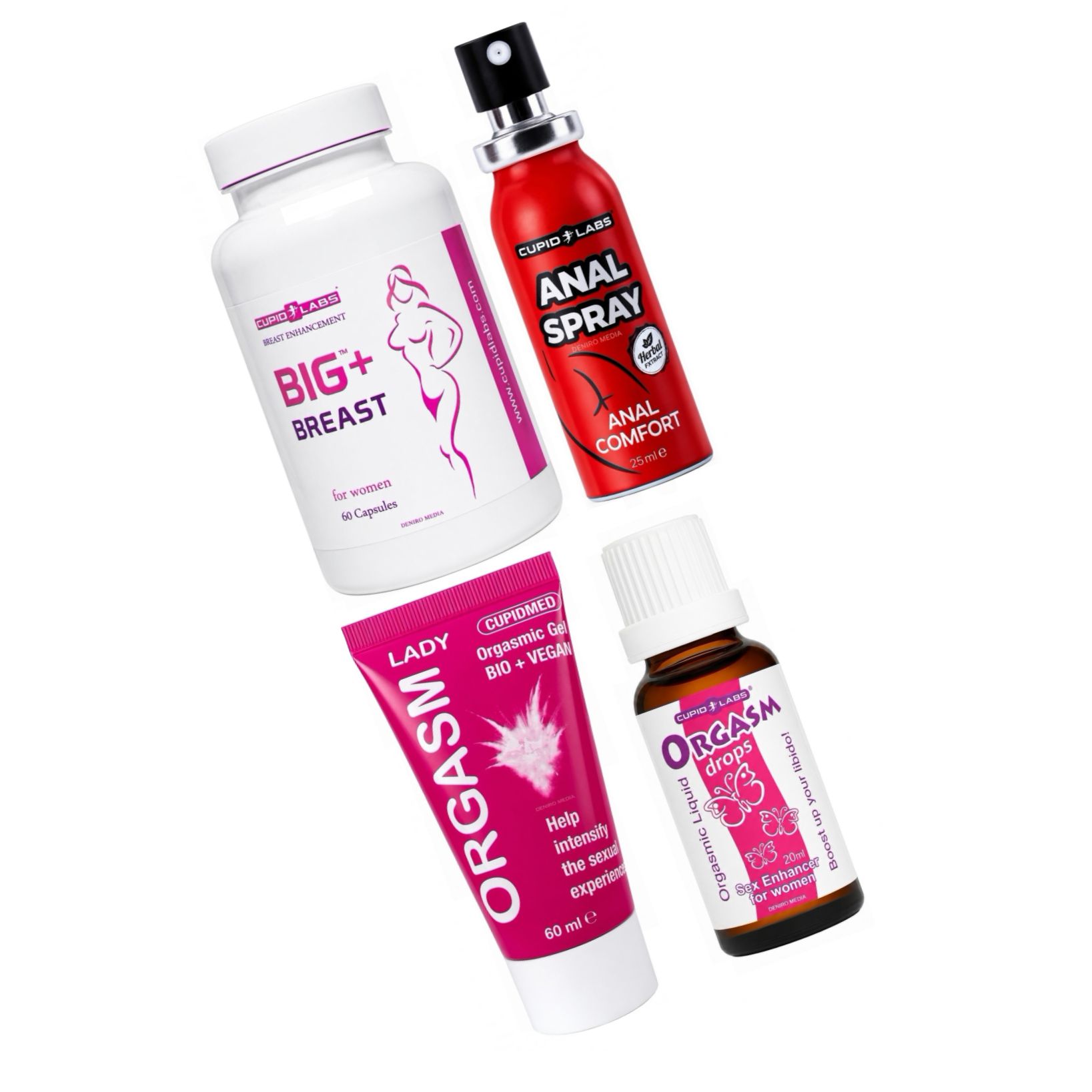 Kit Intensitate Cupid Labs - Pachet Dorință și Confort