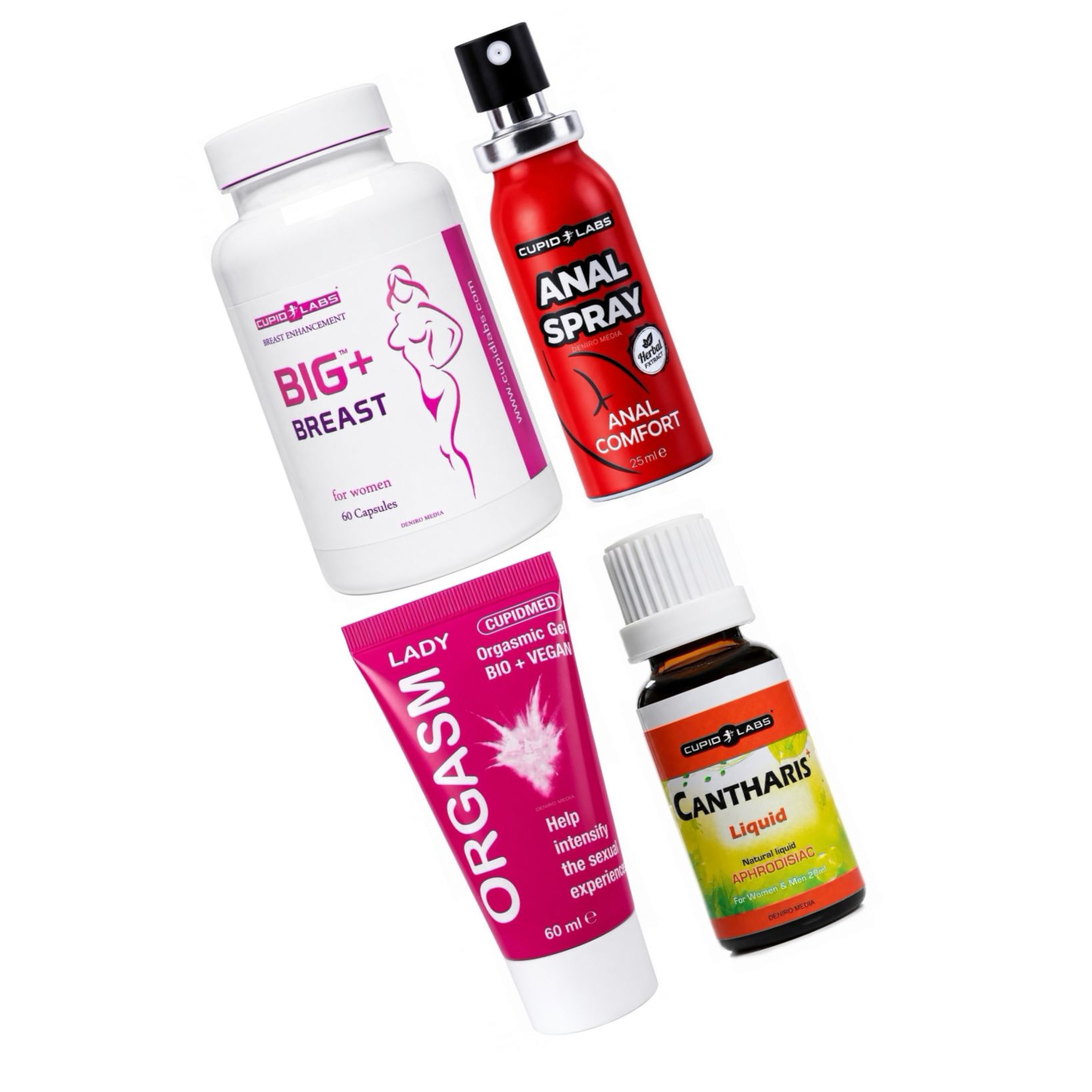 Kit Intensitate Și Plăcere Rapidă — Pachet Cupid Labs