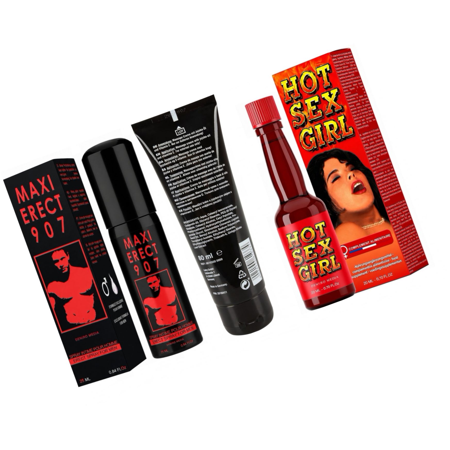 Kit Pasional: Intensitate, Erecție și Plăcere Instant