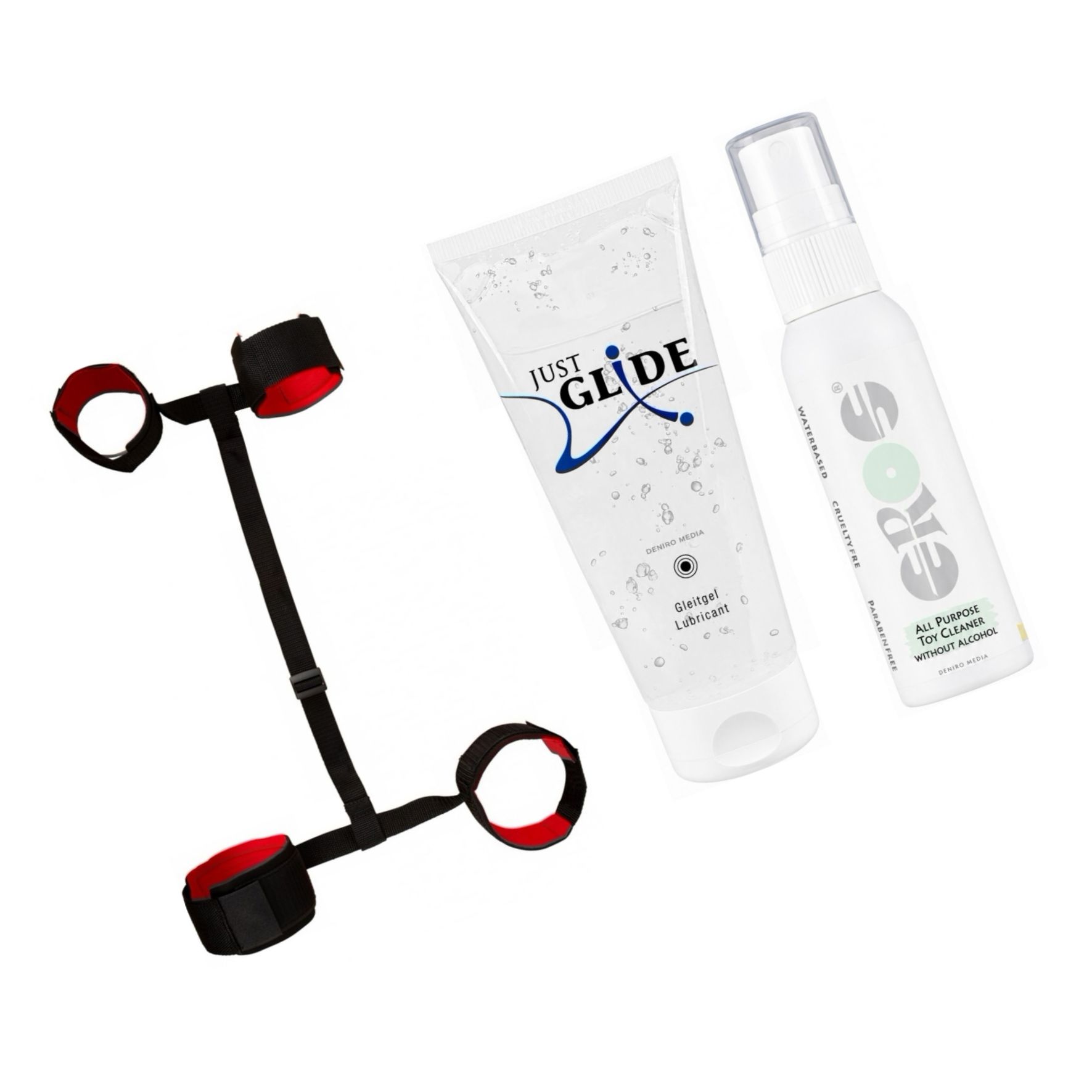 Kit Plăcere Intensă: Set BDSM + Lubrifiant Anal