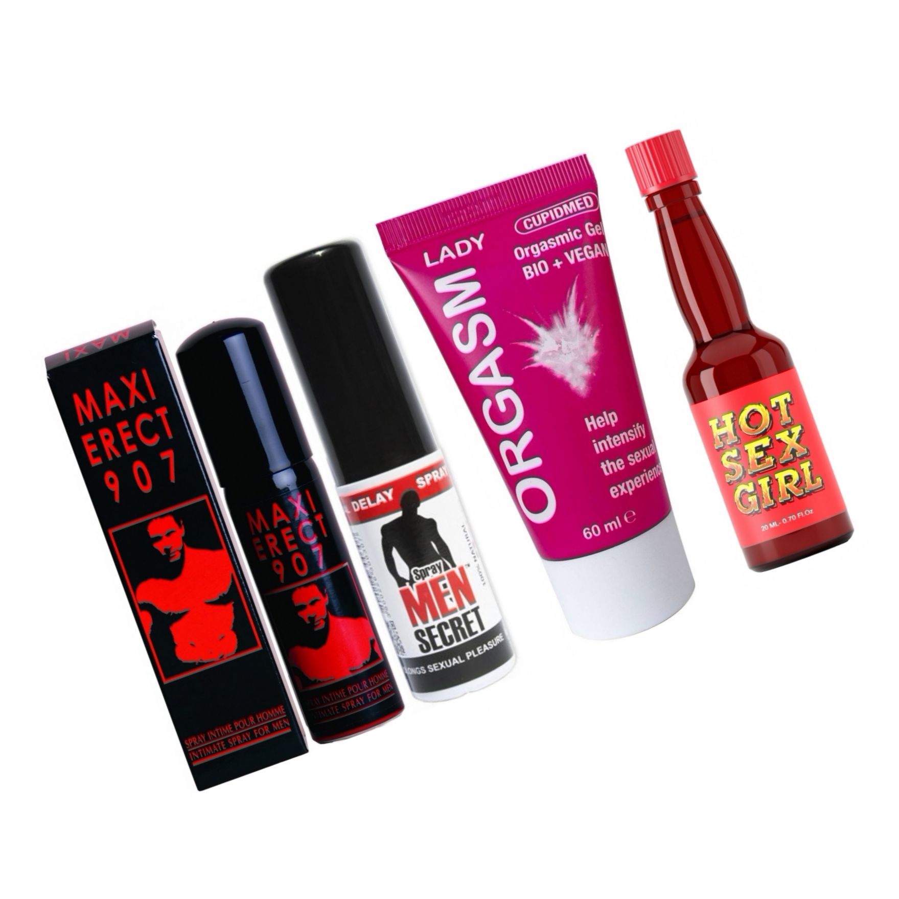 Kit Putere și Plăcere: Control, Intensitate, Erecție