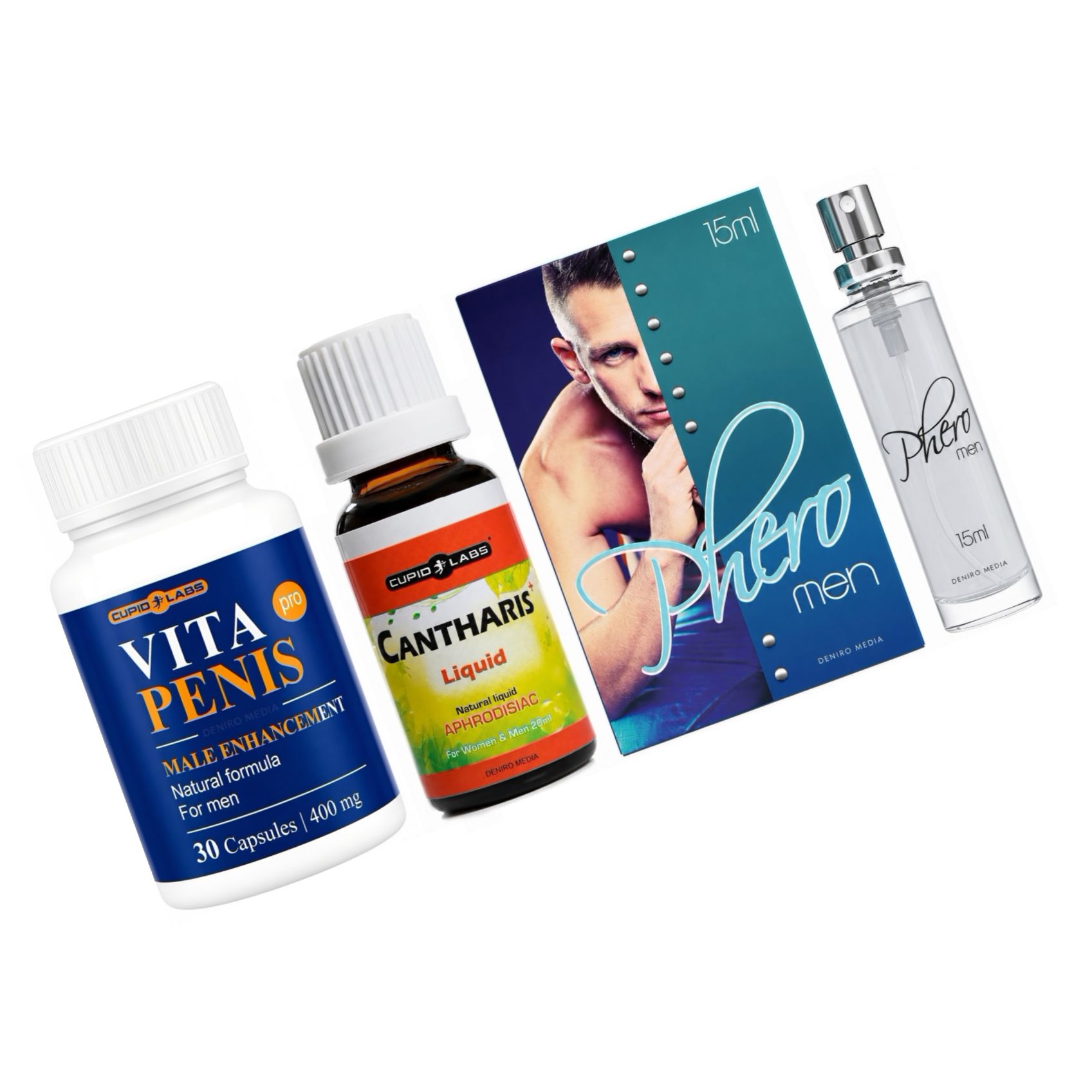 Kit Virilitate: Mărime, Dorință și Atracție Irezistibilă