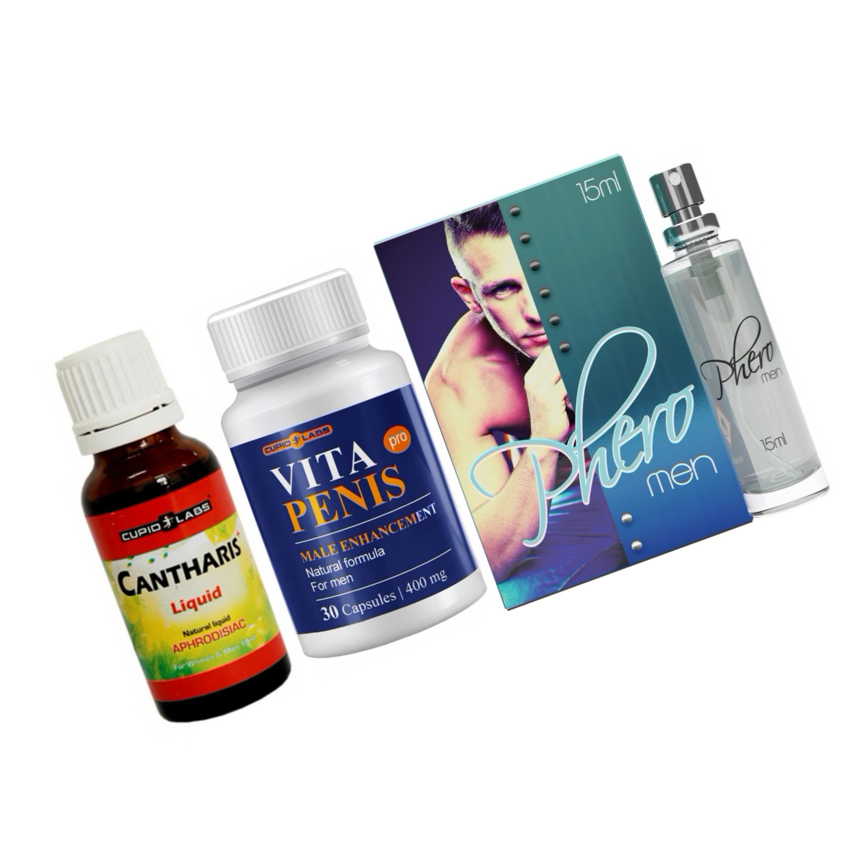 Kit Virilitate: Mărime, Dorință și Atracție Irezistibilă