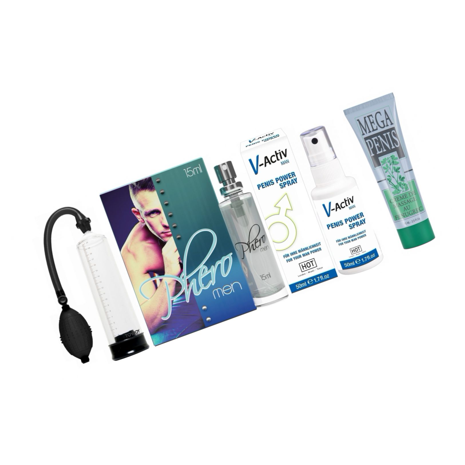Kit Virilitate Totală: Putere, Mărire și Atracție