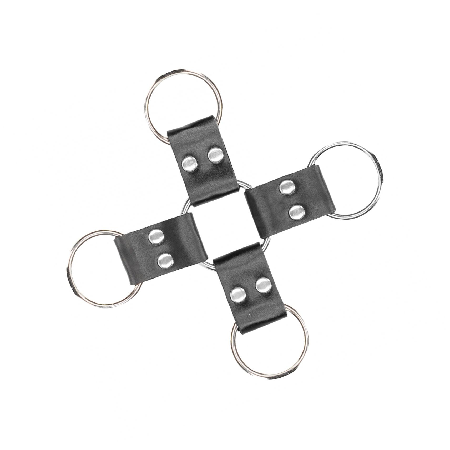 Leather Hand And Legcuffs Negru Thumb 5