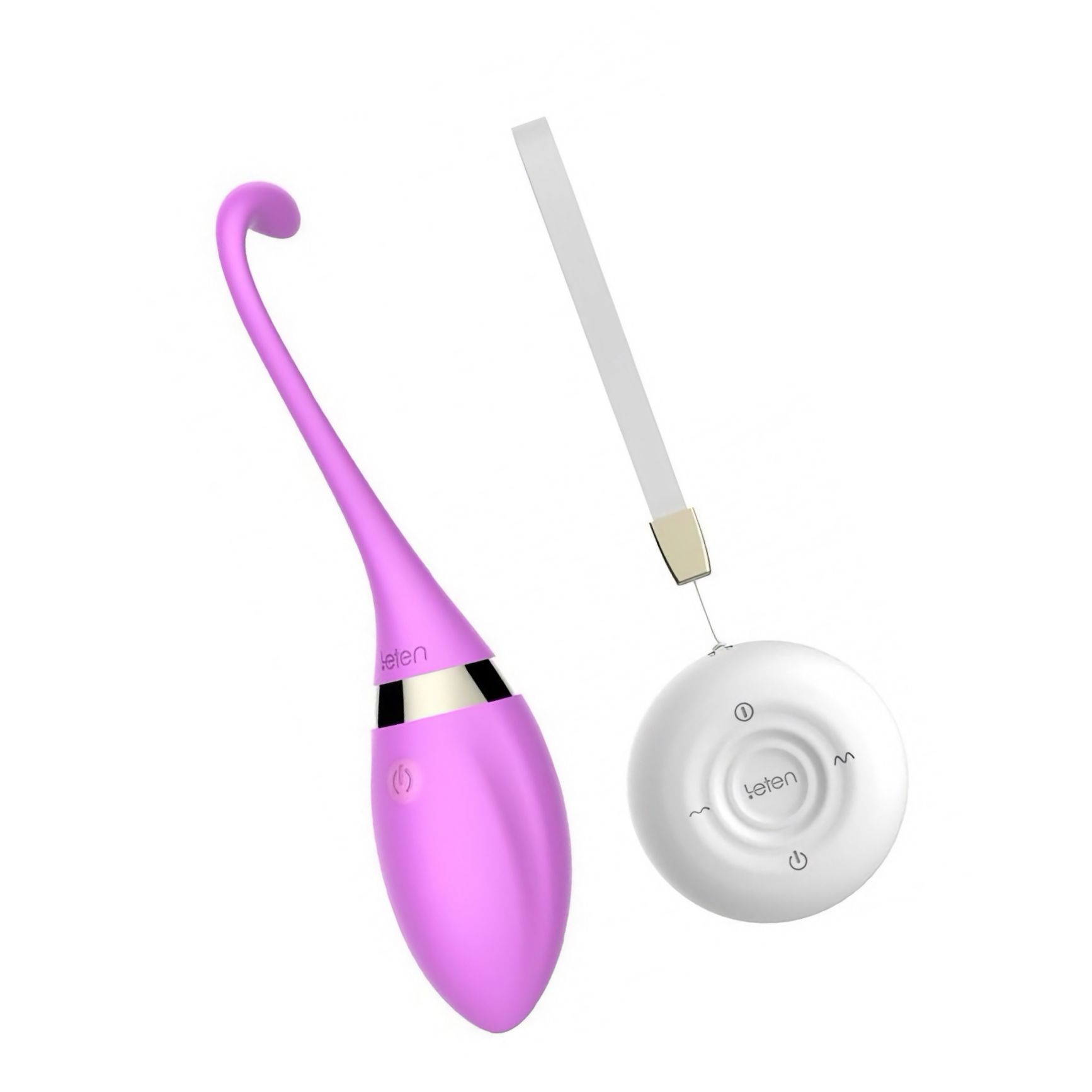 Leten Cora Ou Vibrator Reîncărcabil cu Telecomandă Discret Mov