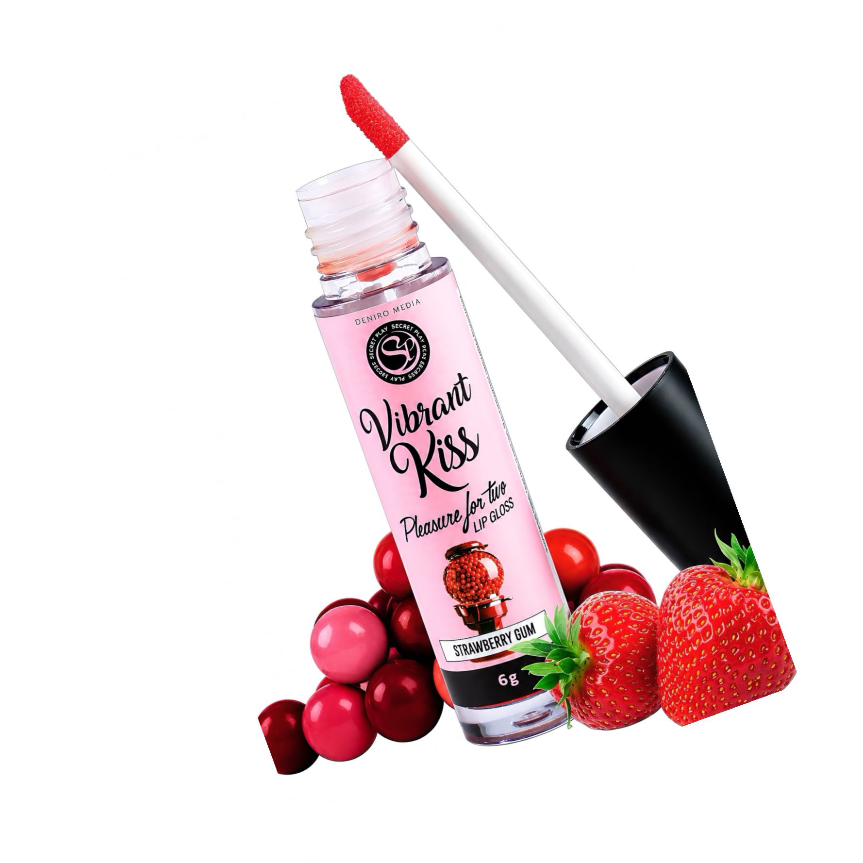 Lip Gloss Vibrant Kiss Căpșuni