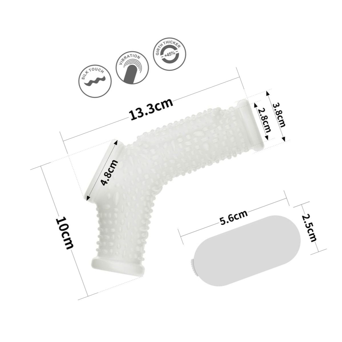 Lovetoy Knights Ring Inel Vibrant cu Manson TPE +45%