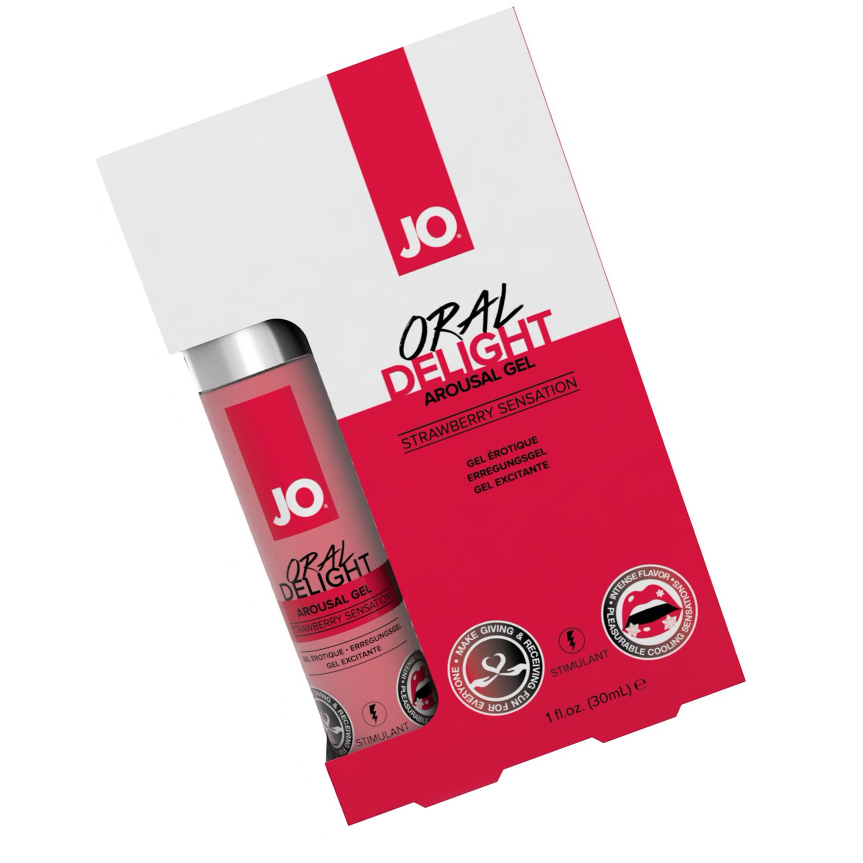 Lubrifiant Jo Oral Delight Capsuni