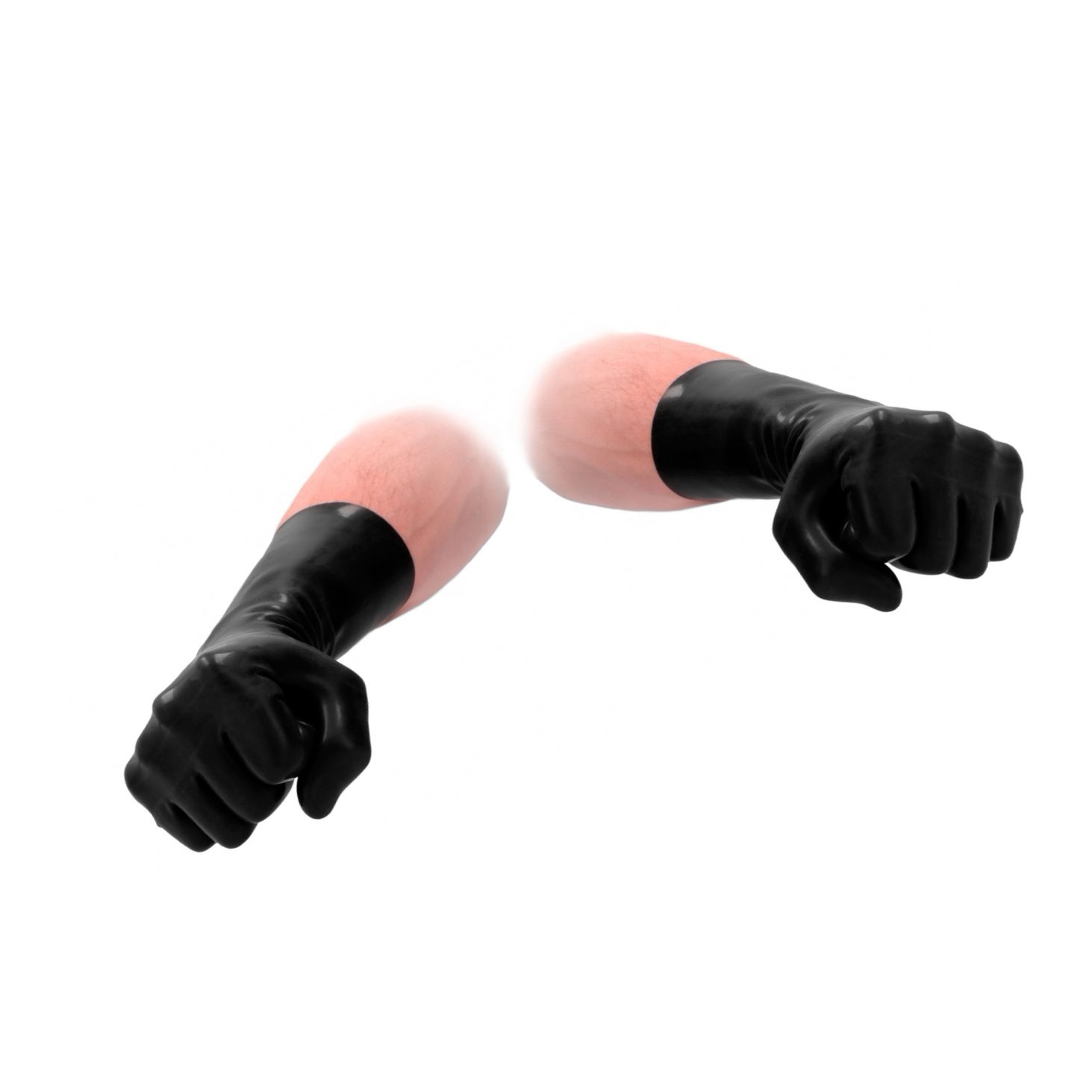 Manusi Latex Short Fist It Negru