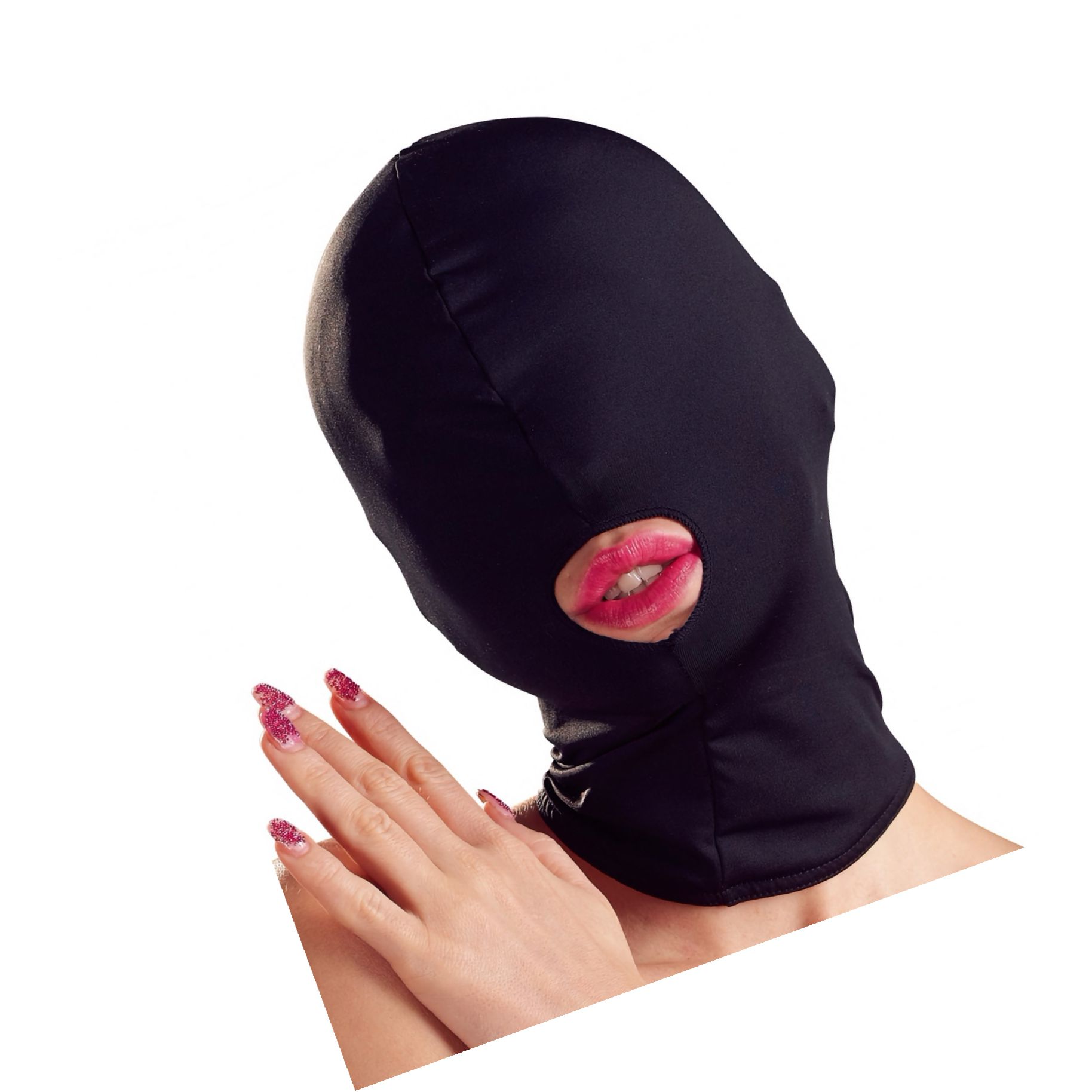 Masca Bad Kitty Head Mask Mouth — Neagră, Discretă Negru