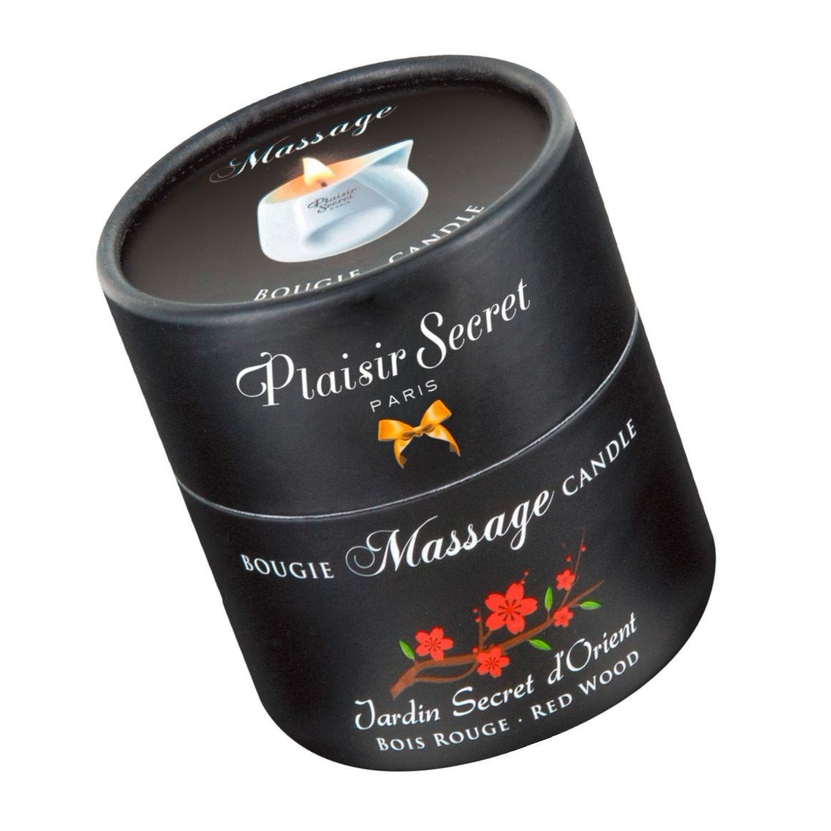 Massage Candle Red Wood