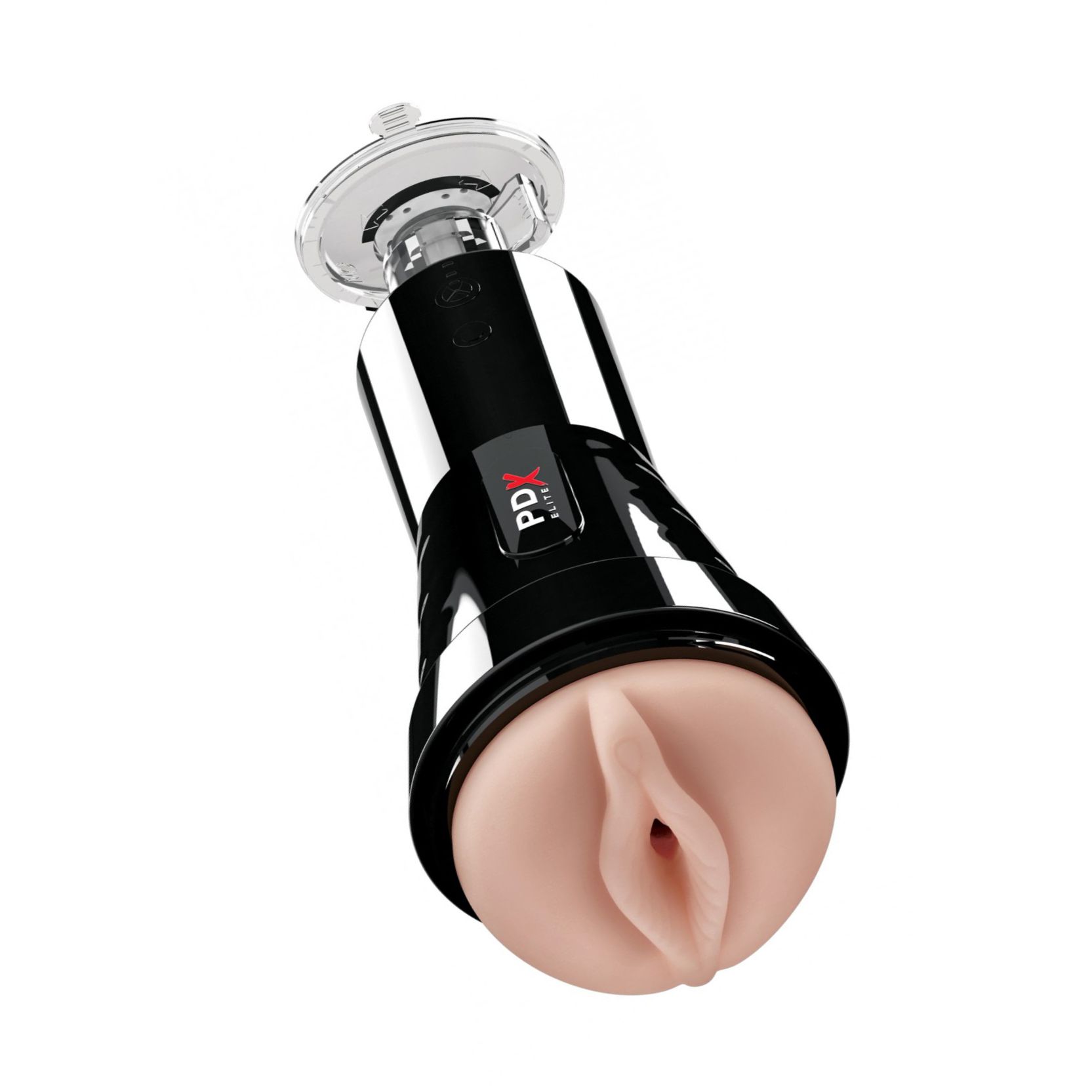 Masturbator Cu Vibratii Pdx Penis Compressor Negru