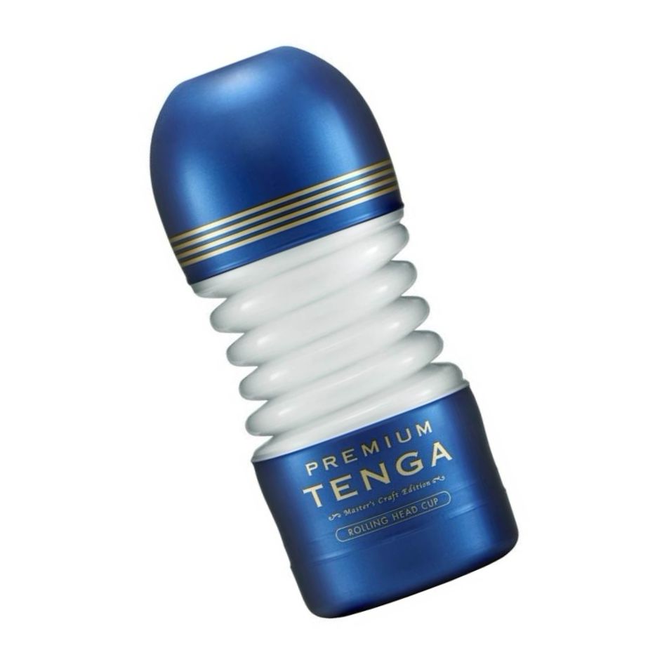 Masturbator Premium Tenga Rolling Head Albastru