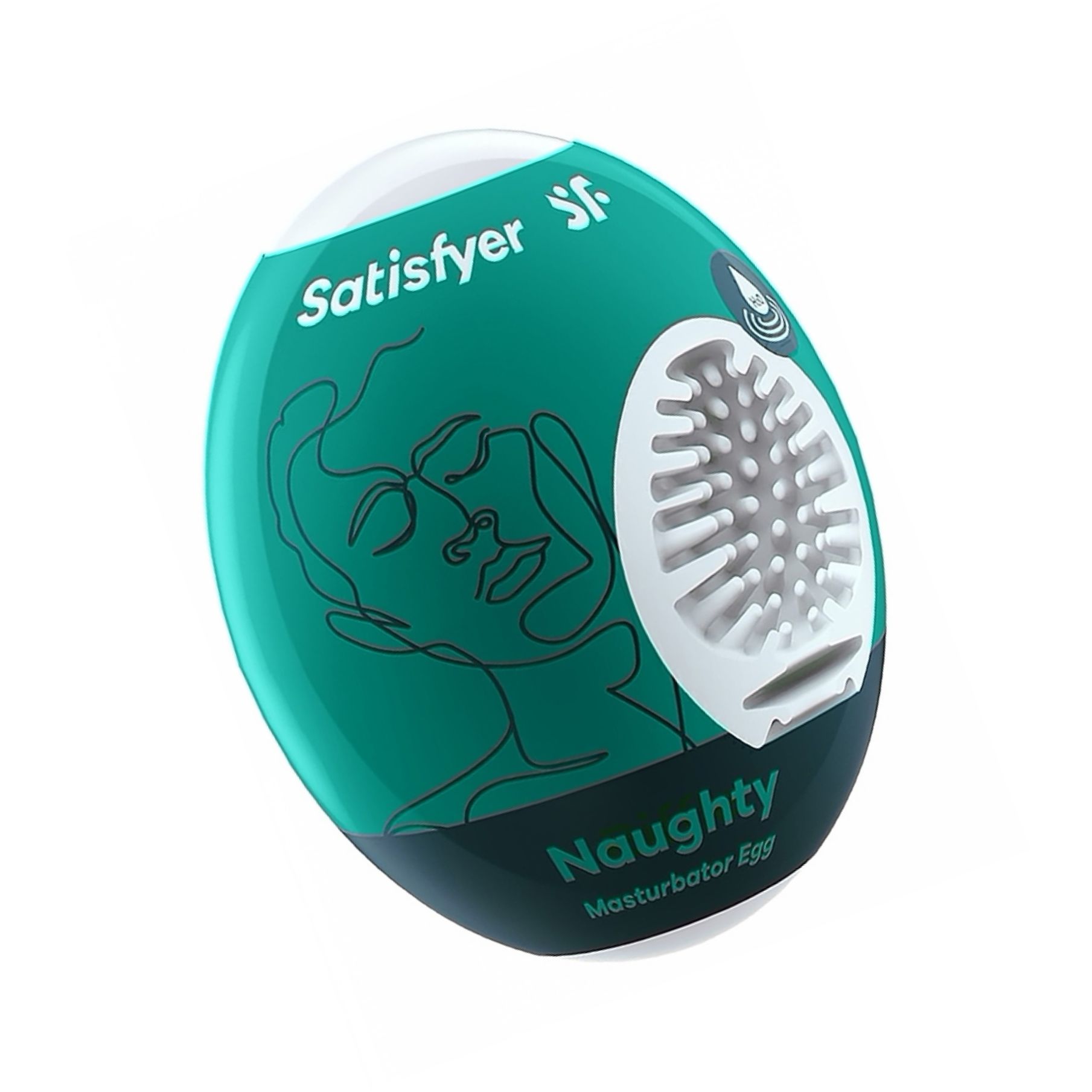 Masturbator Satisfyer Egg Naughty Verde