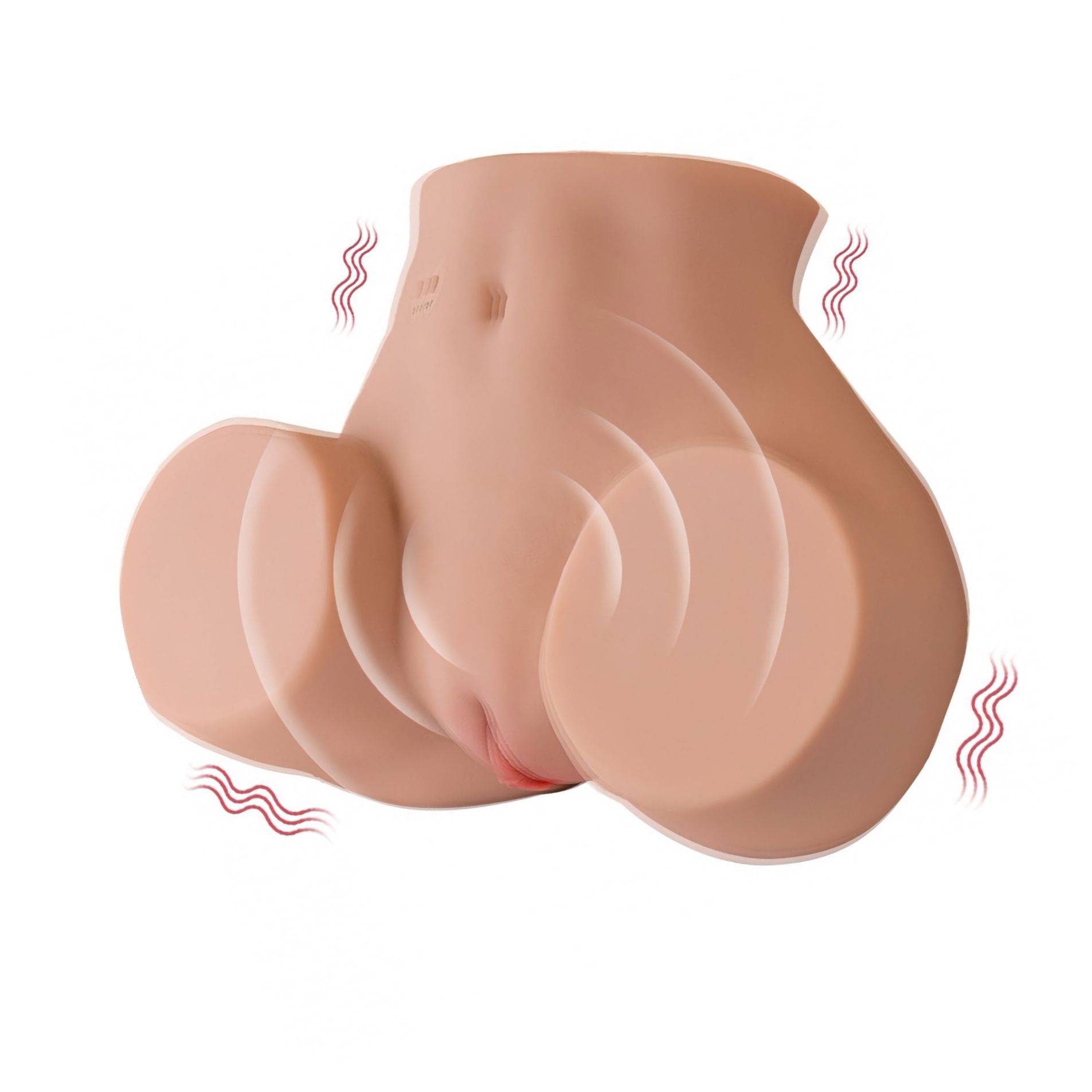 Masturbator Vibrator Realist Mistress cu Sâni și Orificiu