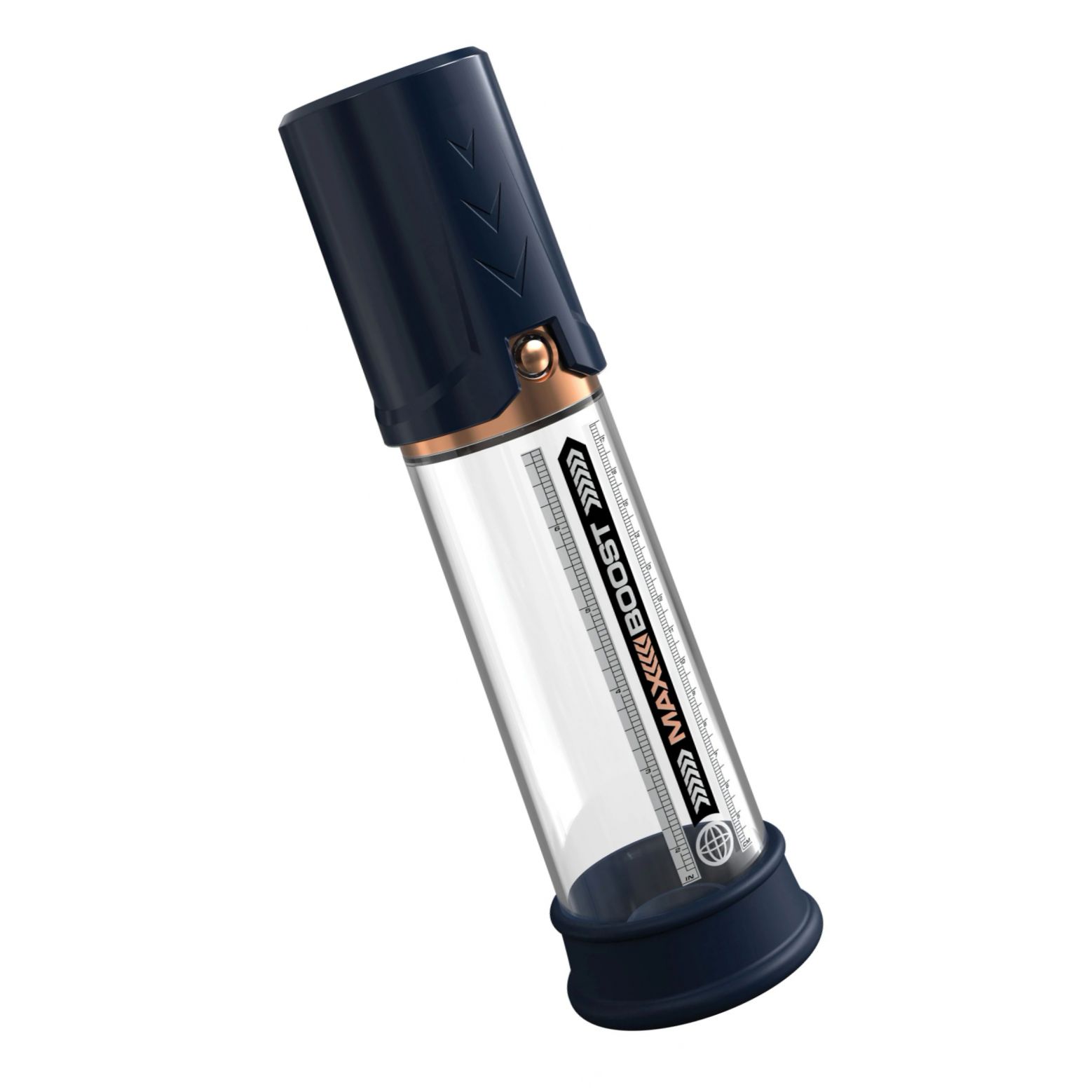 Max Boost – Pompa Masculină Manuală Compactă, Albastră