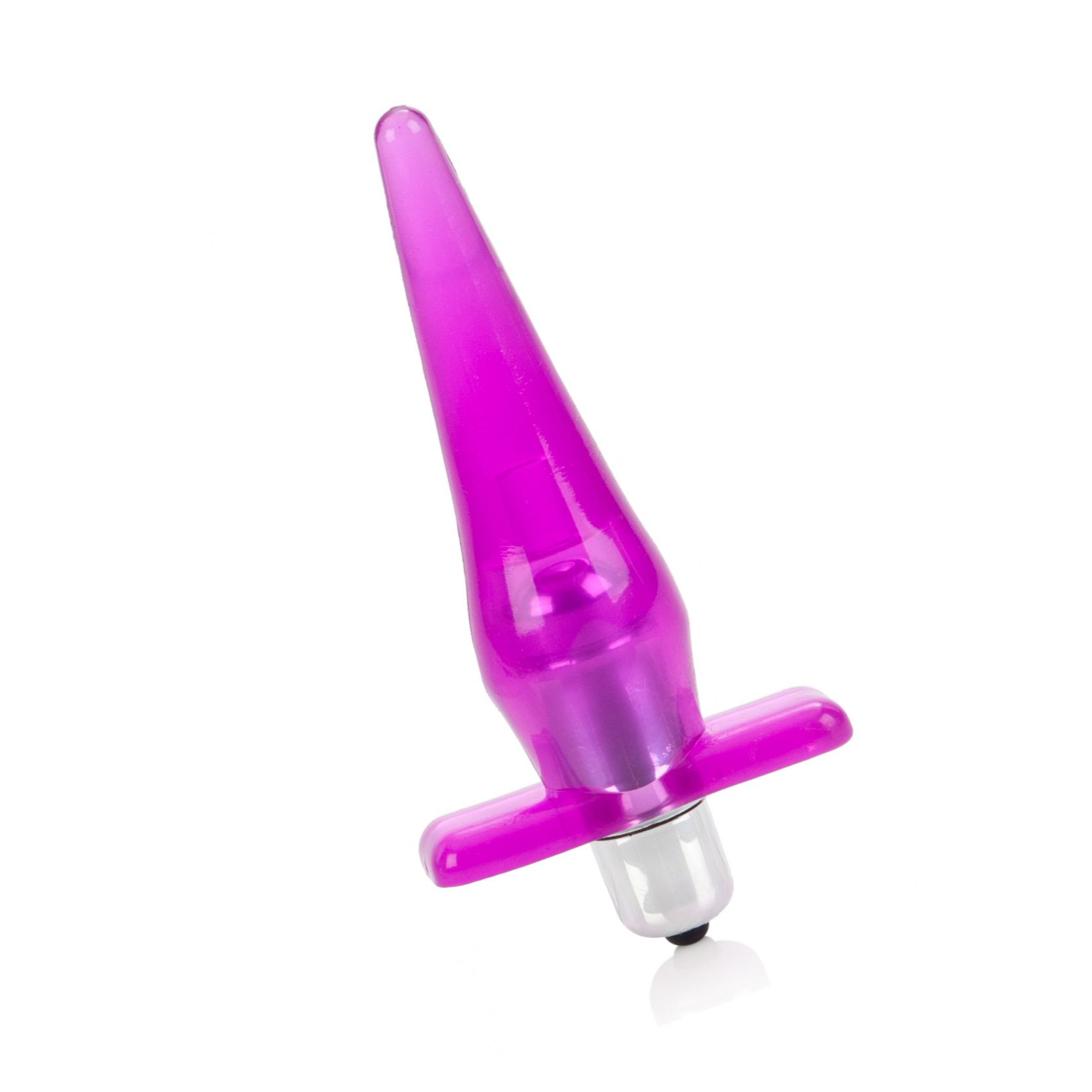 Mini Plug Anal CalExotics — Compact, 2 Moduri Vibrații Roz