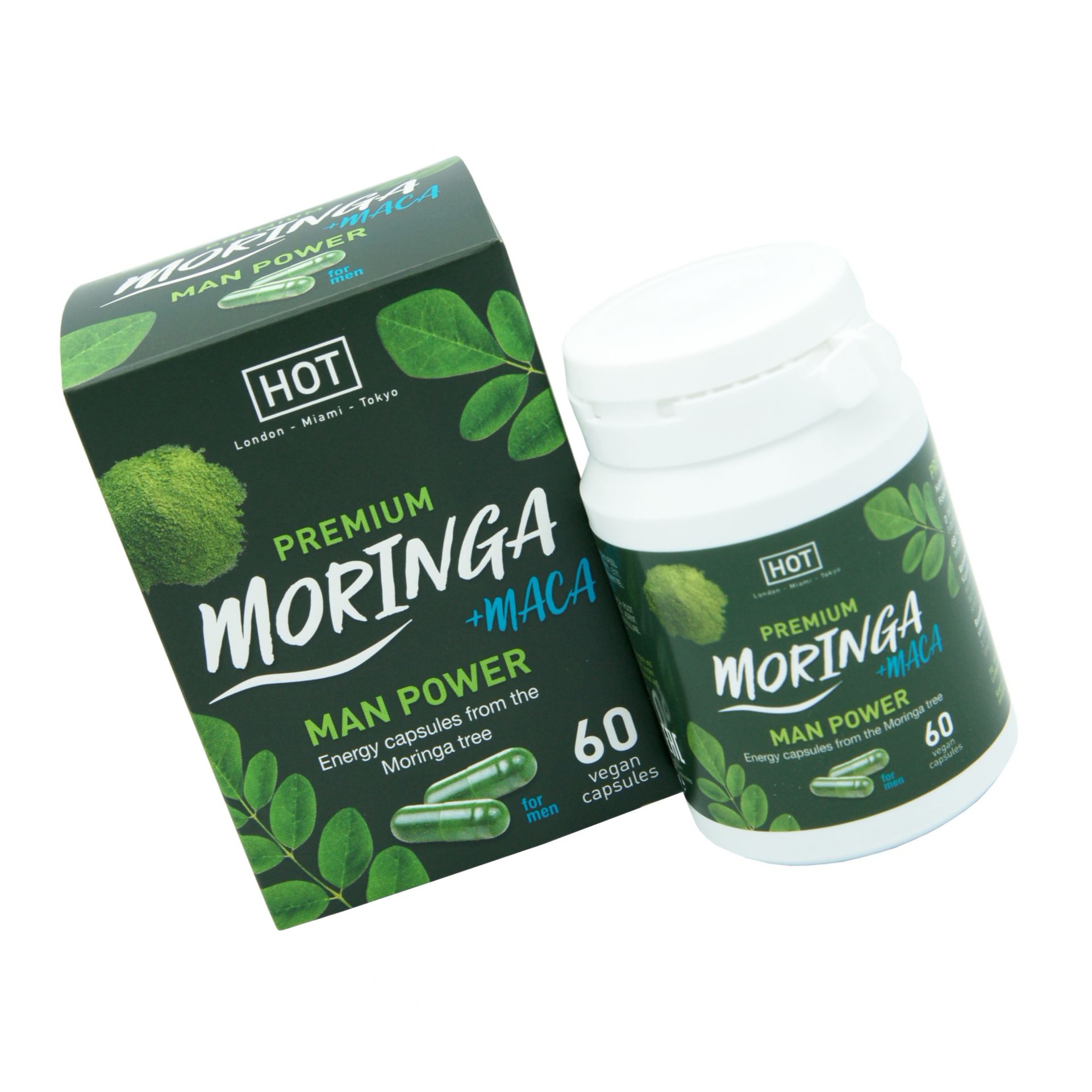 Moringa Power Man Caps