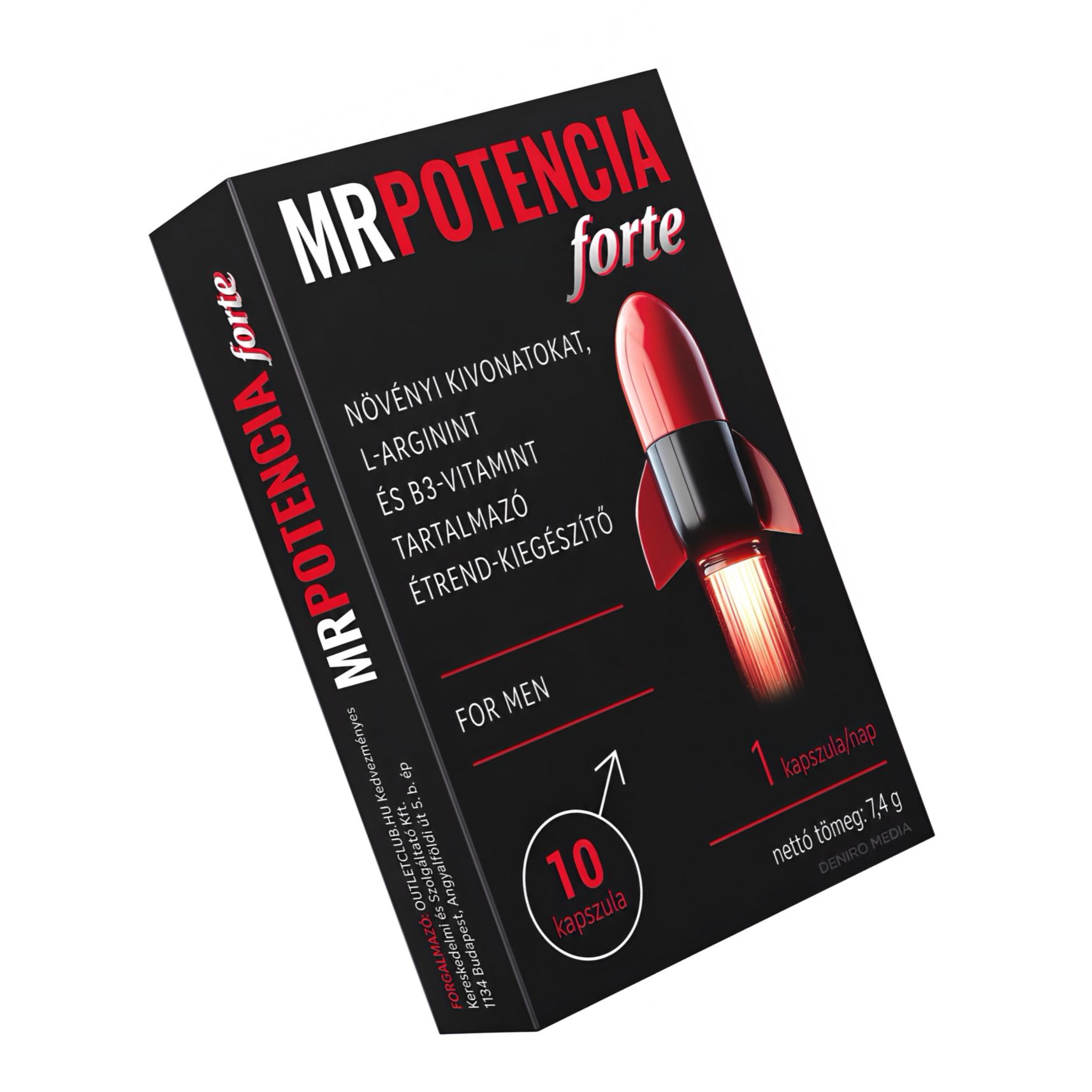 MrPotencia Forte — 10 Capsule Pentru Erecție și Potență