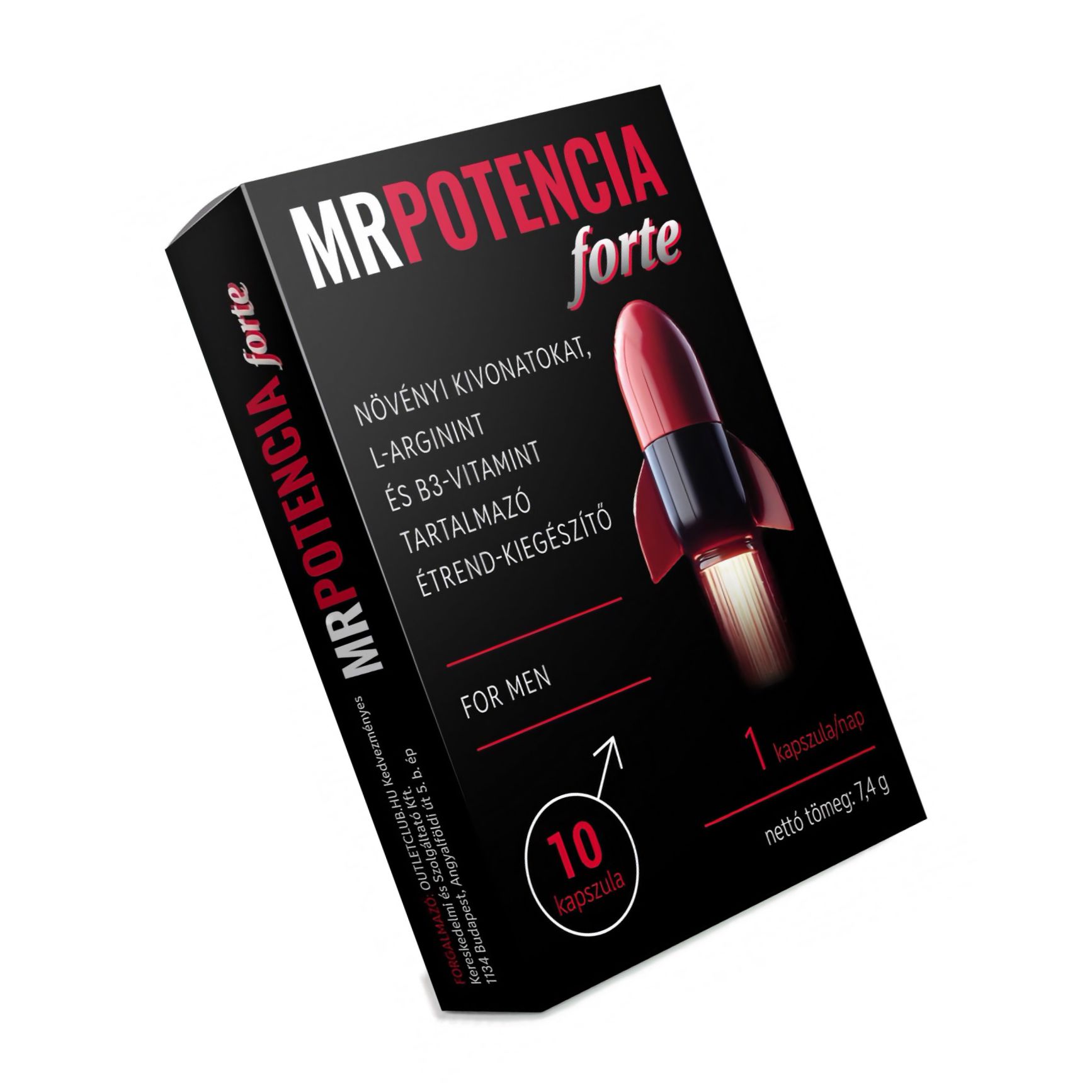 MrPotencia Forte — 10 Capsule Pentru Erecție și Potență