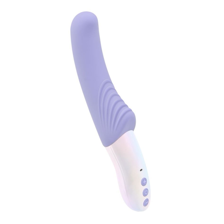 Nox Lana – Vibrator Ergonomic 10 Moduri, Reîncărcabil Mov