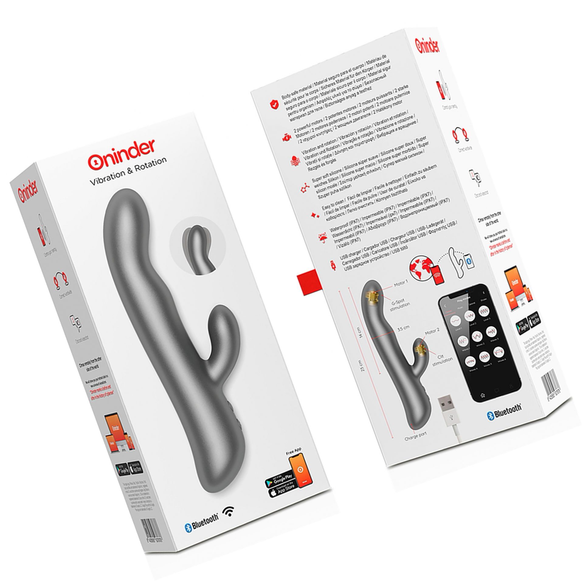 Oslo Rabbit & Rotation +App Negru