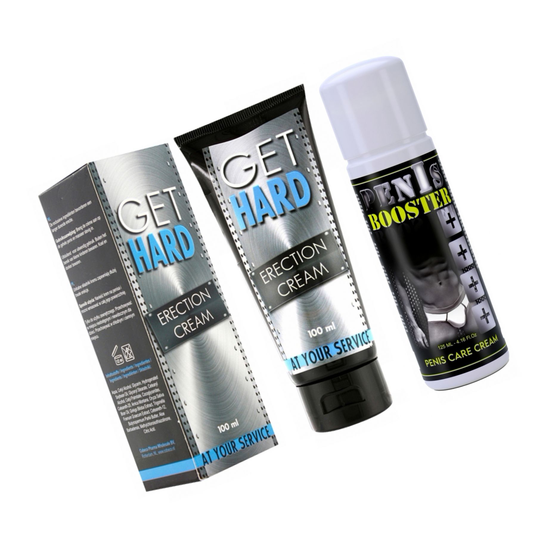 Pachet Cremă Erecție Get Hard + Cremă Potență Booster