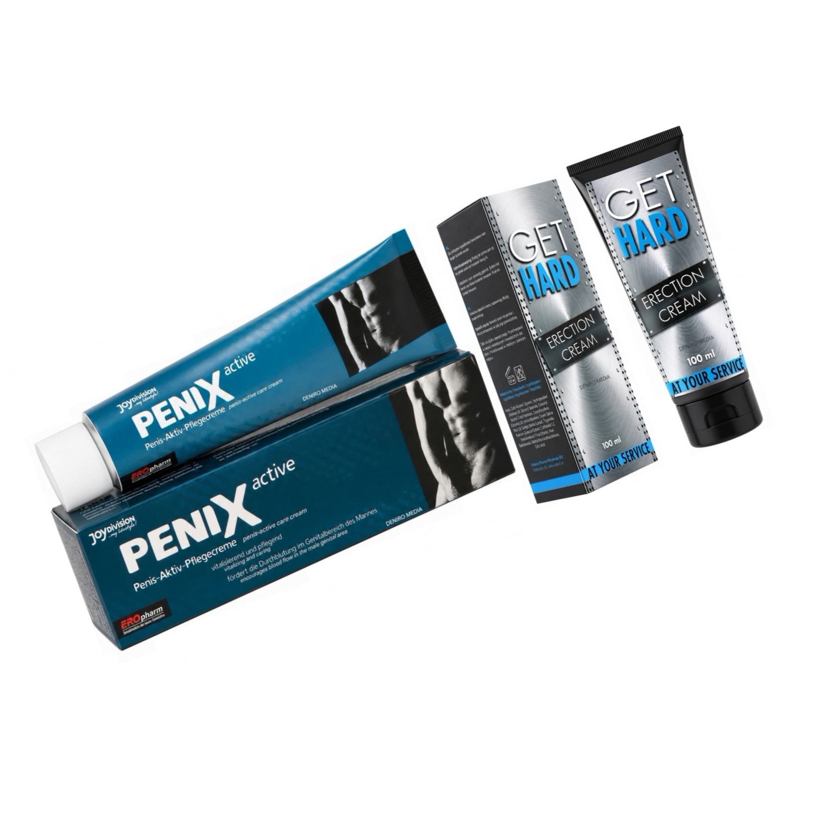 Pachet Cremă Erecție Get Hard + Cremă Potență Penix