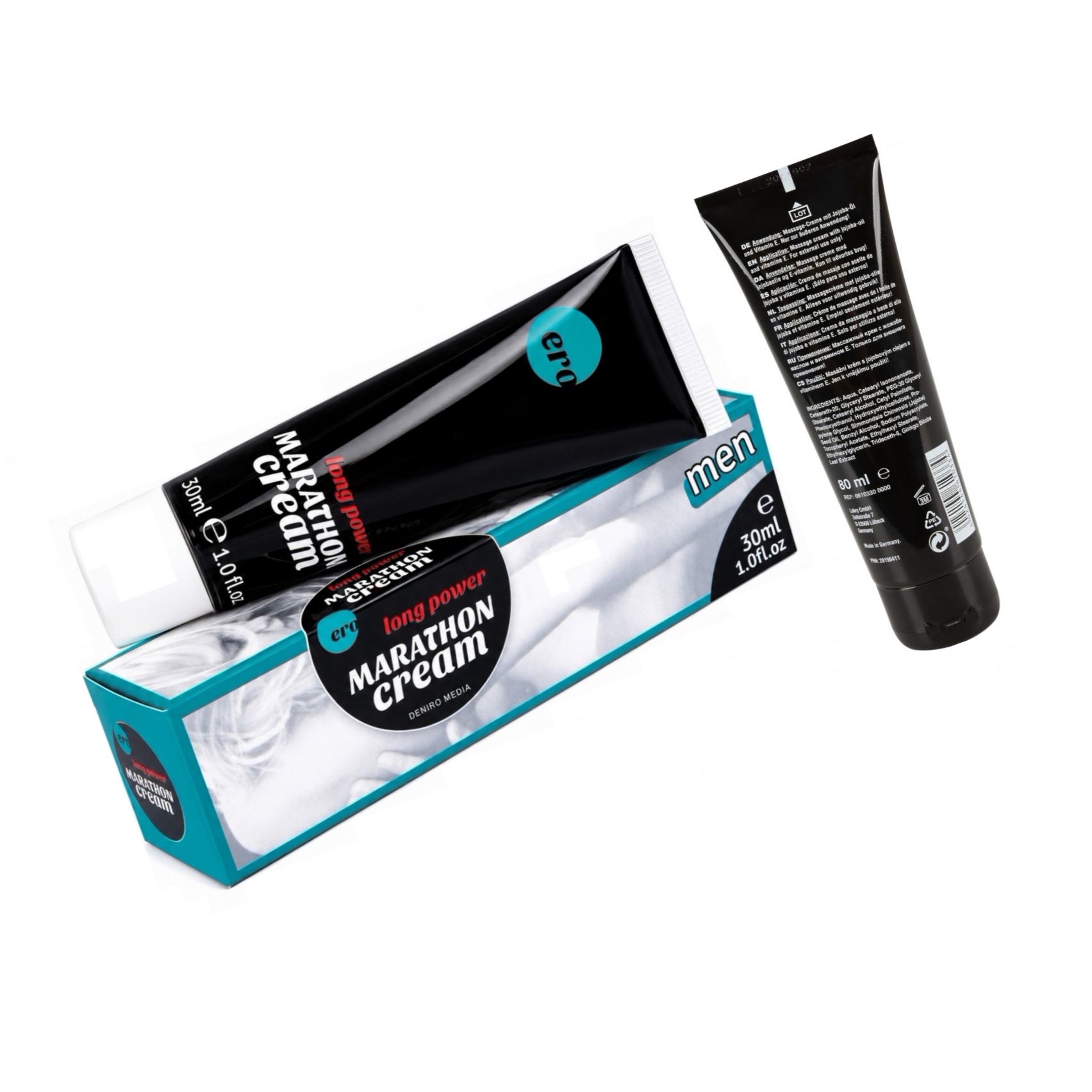 Pachet Cremă Erecție Penis XXL 80ml + Penis Marathon Long Power Creme 30ml