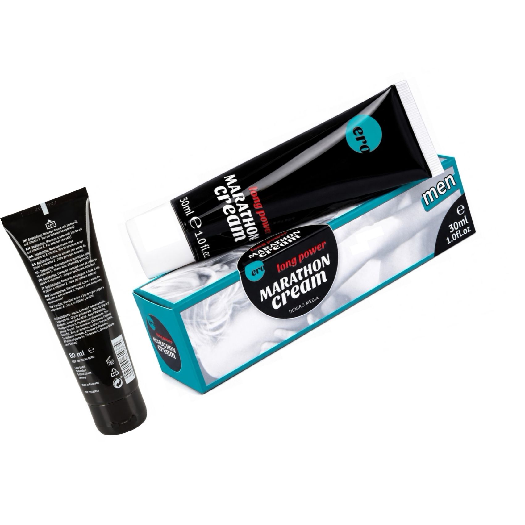 Pachet Cremă Erecție Penis XXL 80ml + Penis Marathon Long Power Creme 30ml
