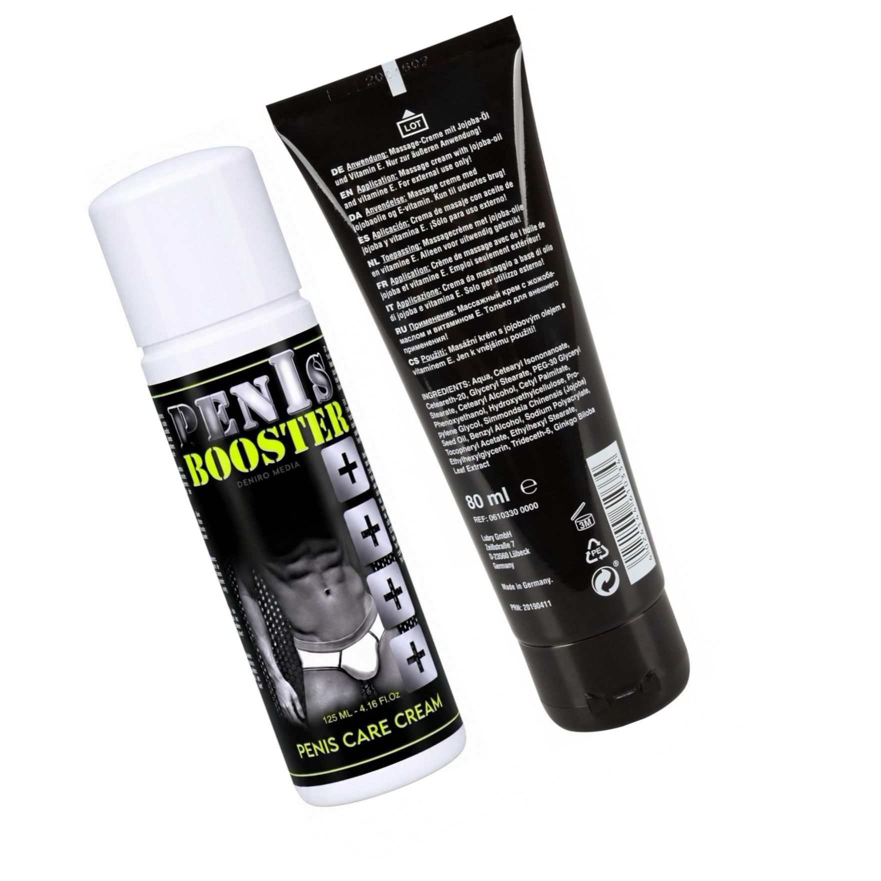 Pachet Cremă Erecție Penis XXL + Cremă Pentru Potență Penis Booster