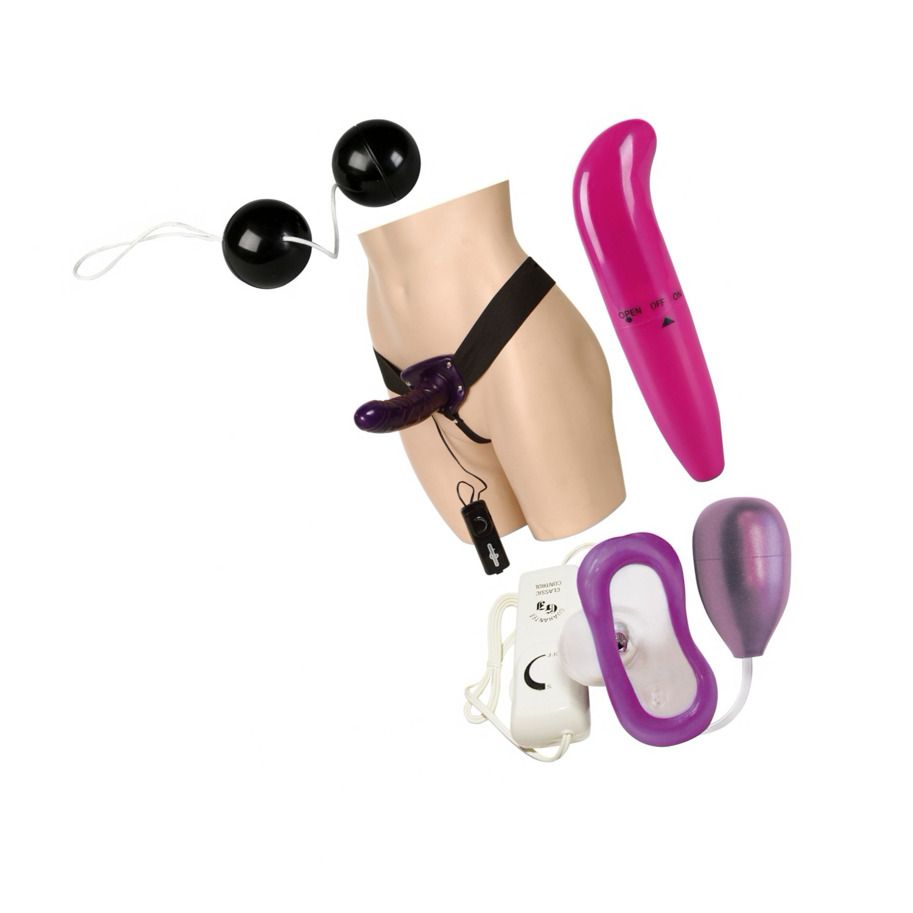 Pachet Extaz Total — Kit 4 în 1 pentru orgasme