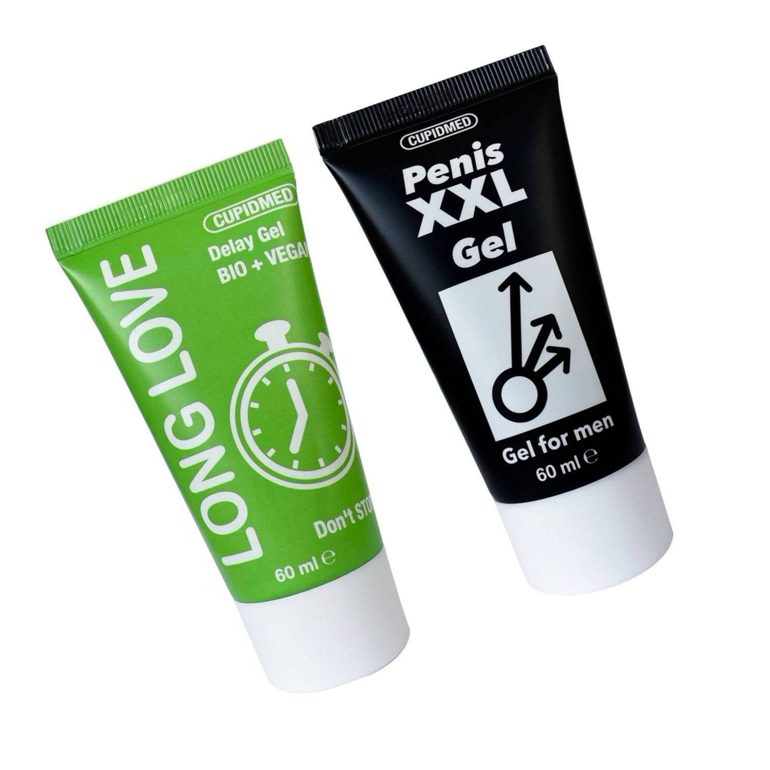 Pachet Gel Ejaculare Precoce Long Love 50ml + Gel Mărirea Penisului Mr XXL Gel 50ml