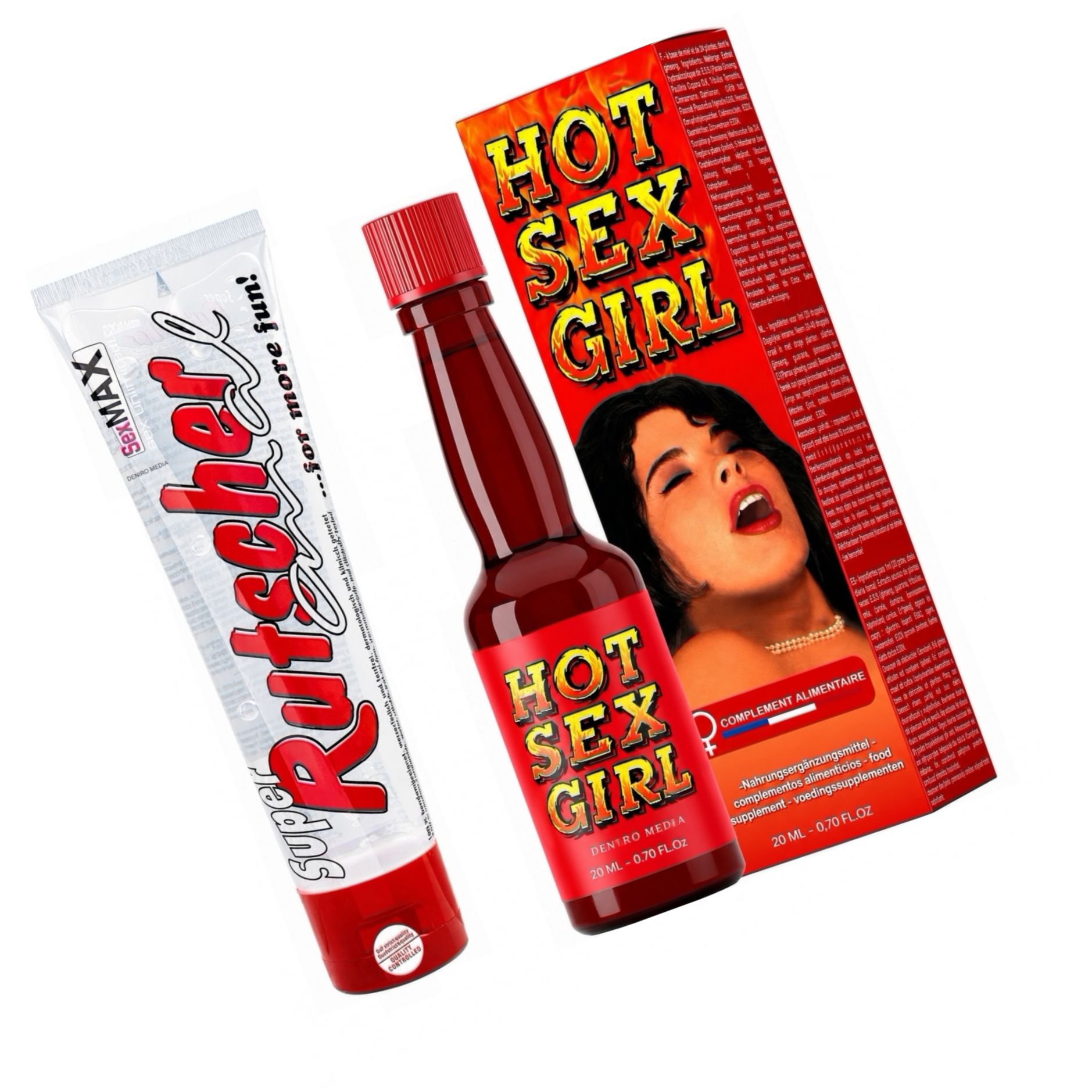 Pachet Hot Sex Girl + Lubrifiant Super Rutscher Anal
