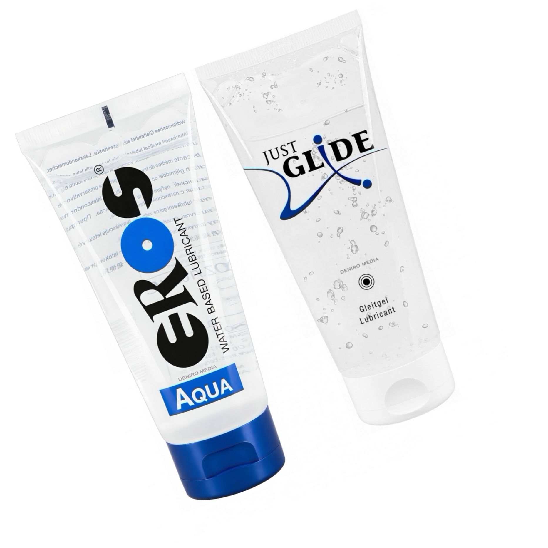 Pachet Lubrifiant Eros Aqua 200ml + Lubrifiant Just Glide Anal 200ml