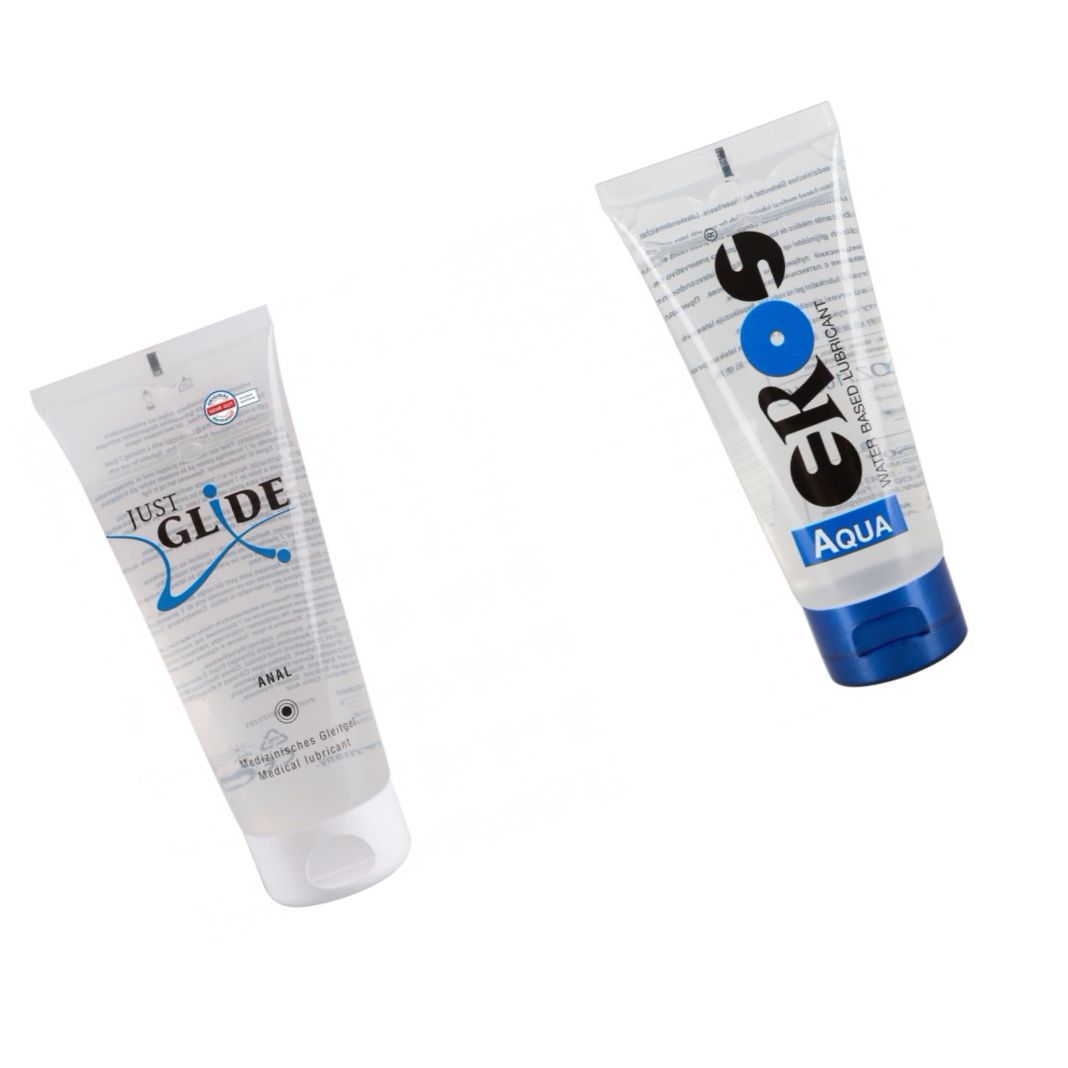 Pachet Lubrifiant Eros Aqua 200ml + Lubrifiant Just Glide Anal 200ml