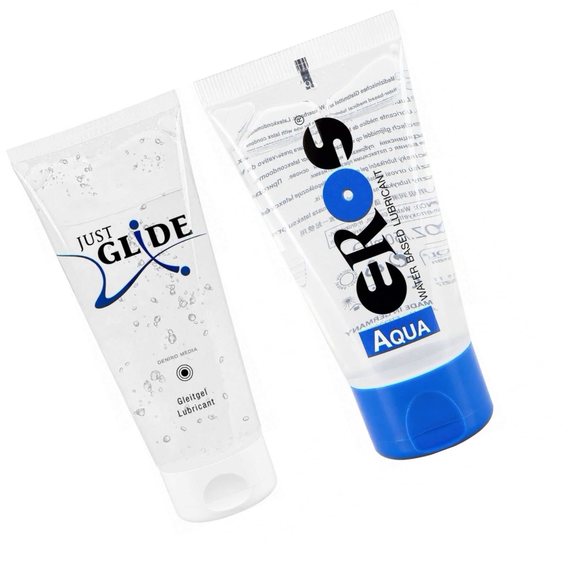 Pachet Lubrifiant Just Glide Anal + Lubrifiant Eros Aqua 50ml