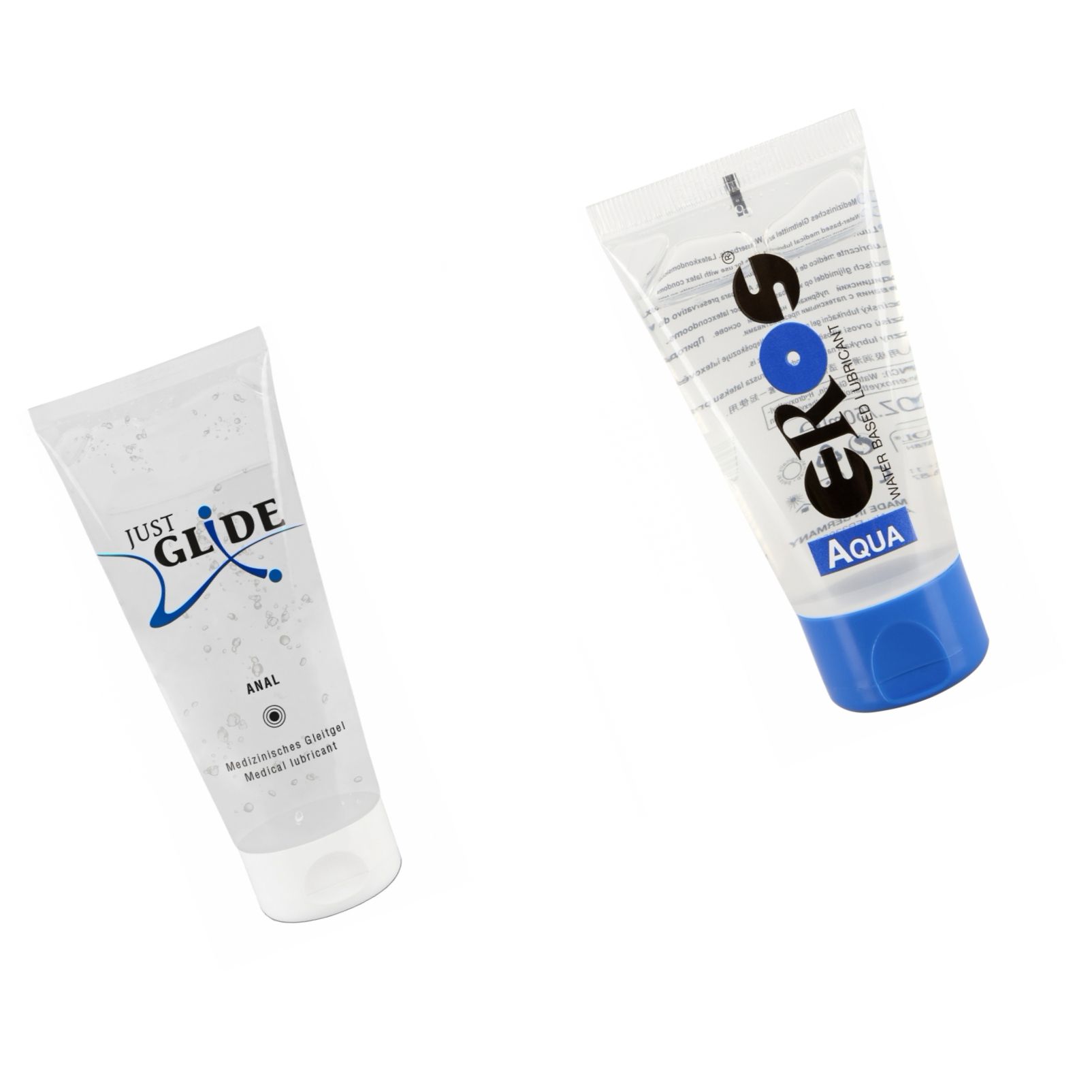 Pachet Lubrifiant Just Glide Anal + Lubrifiant Eros Aqua 50ml