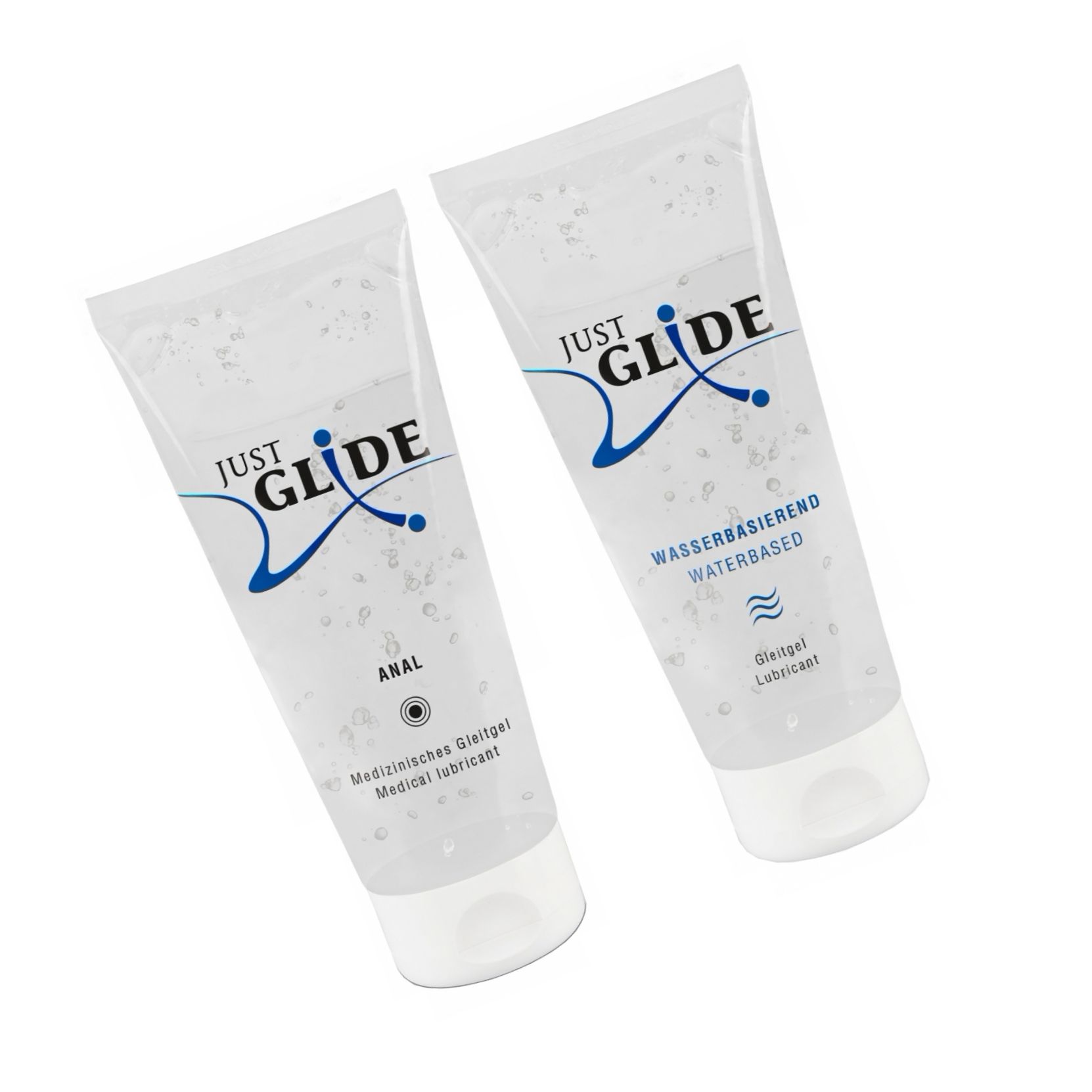Pachet Lubrifiant Just Glide Anal 200ml + Lubrifiant Just Glide Waterbased 200ml
