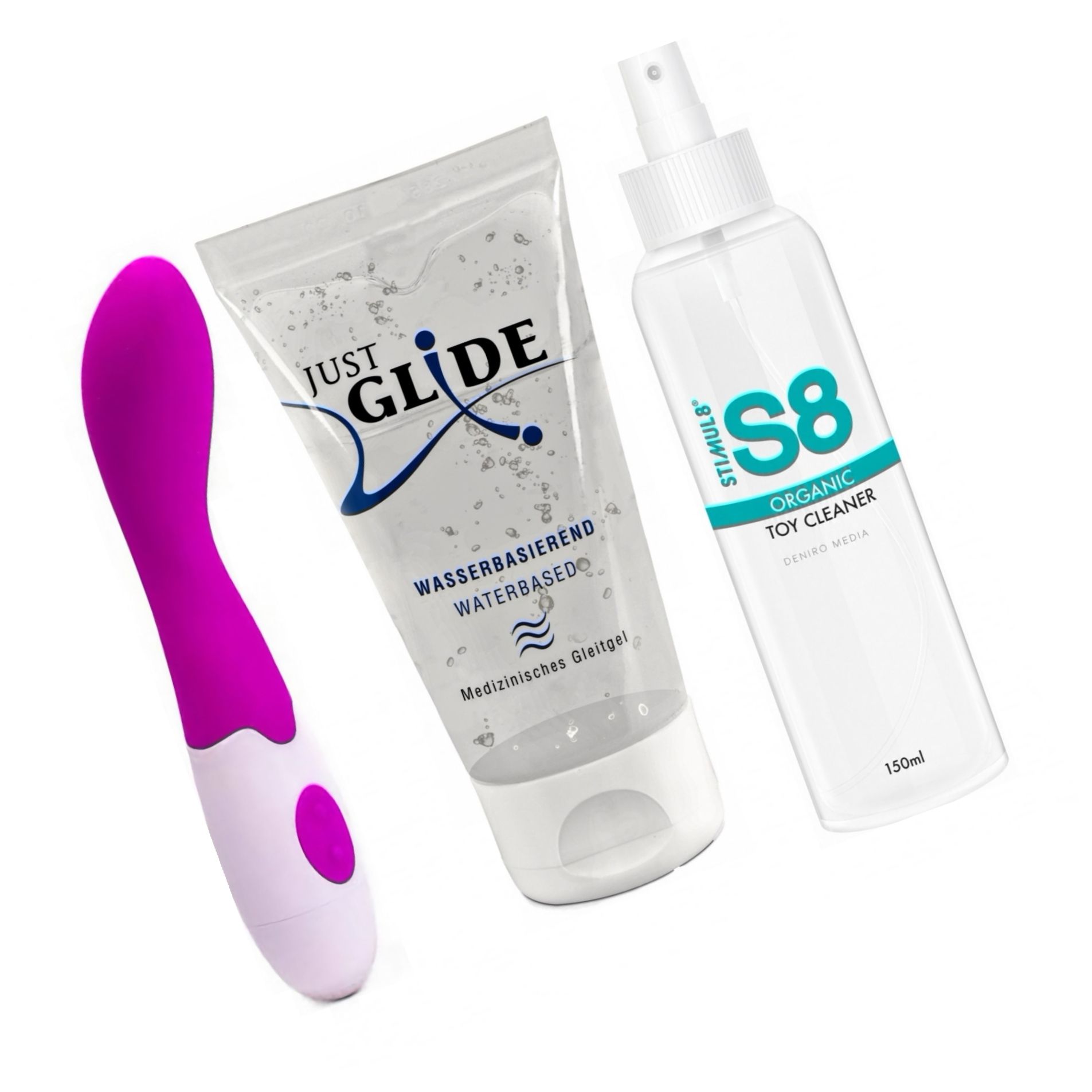 Pachet Maximizator Plăcere: Lubrifiant, Spray Și Vibrator