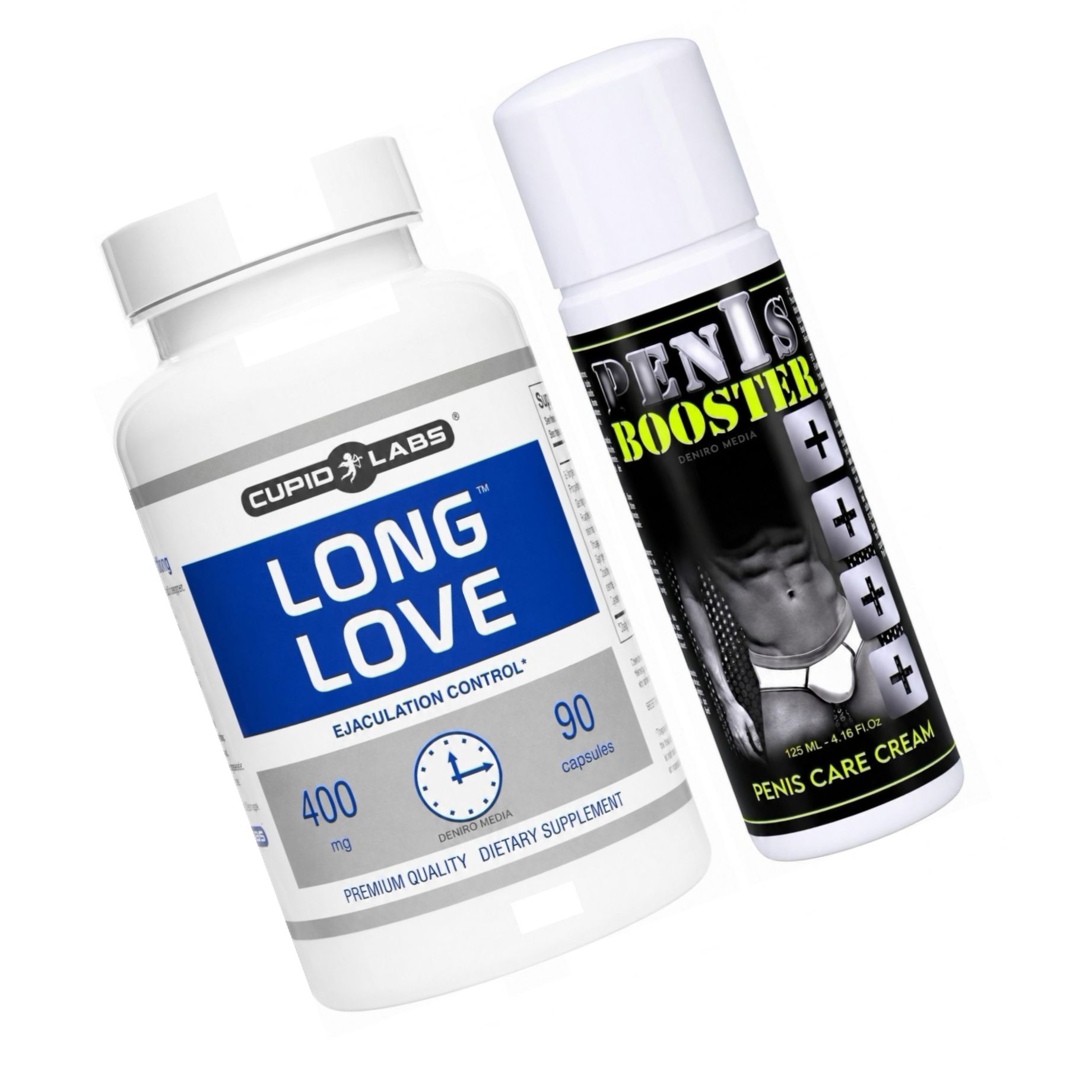 Pachet Pastile Long Love + Cremă Penis Booster