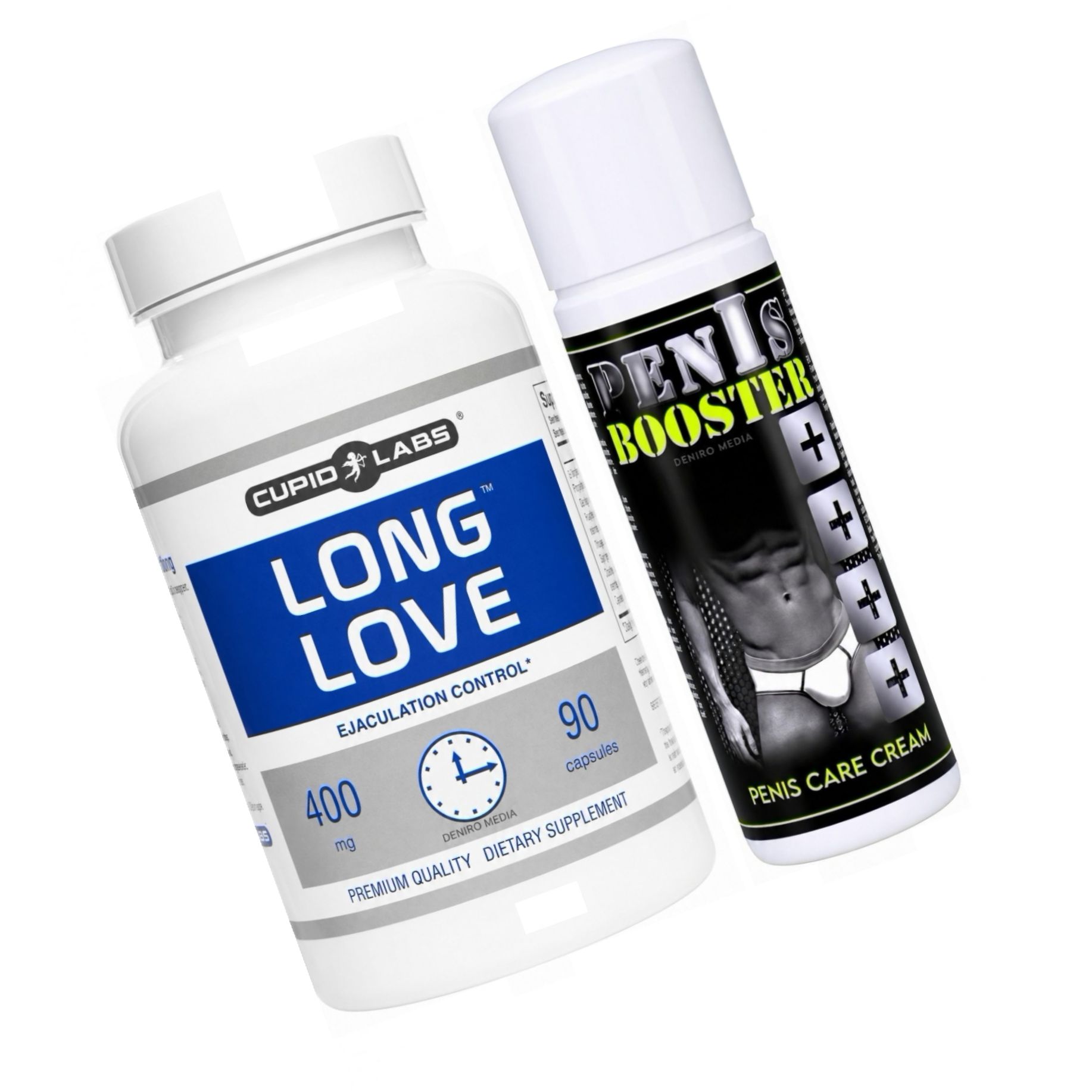 Pachet Pastile Long Love + Cremă Penis Booster