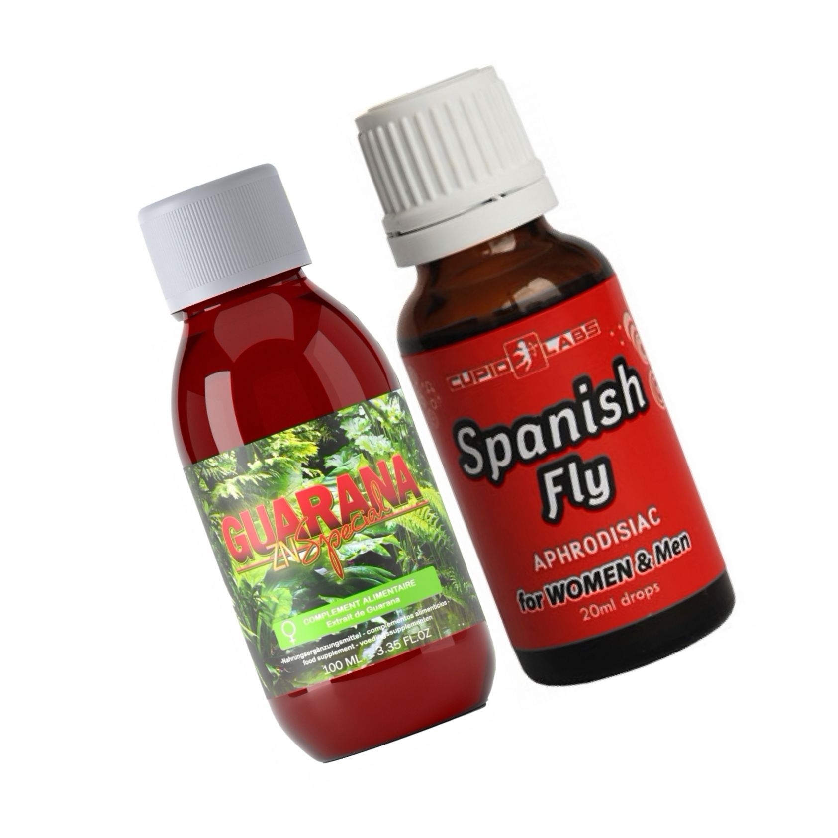 Pachet Picături Afrodisiace Spanish Fly 20ml + Afrodisiac Guarana ZN Special 100ml