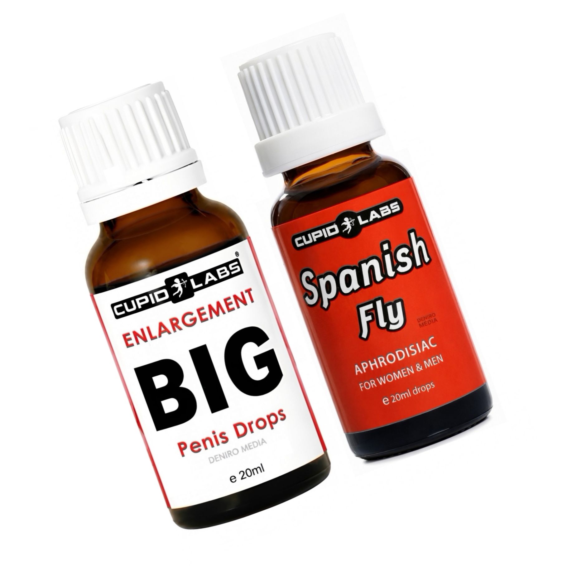 Pachet Picături Big Penis Drops 20ml + Picături Afrodisiace Spanish Fly 20ml