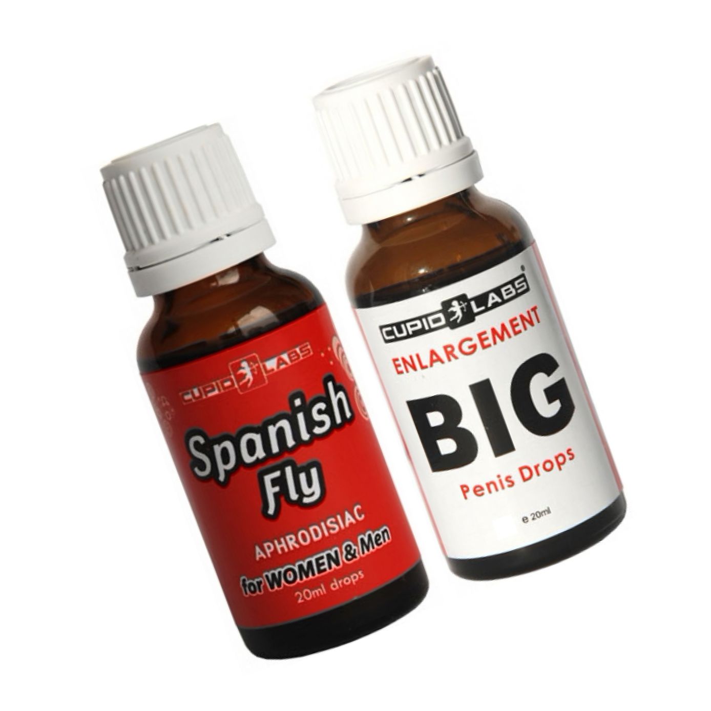 Pachet Picături Big Penis Drops 20ml + Picături Afrodisiace Spanish Fly 20ml