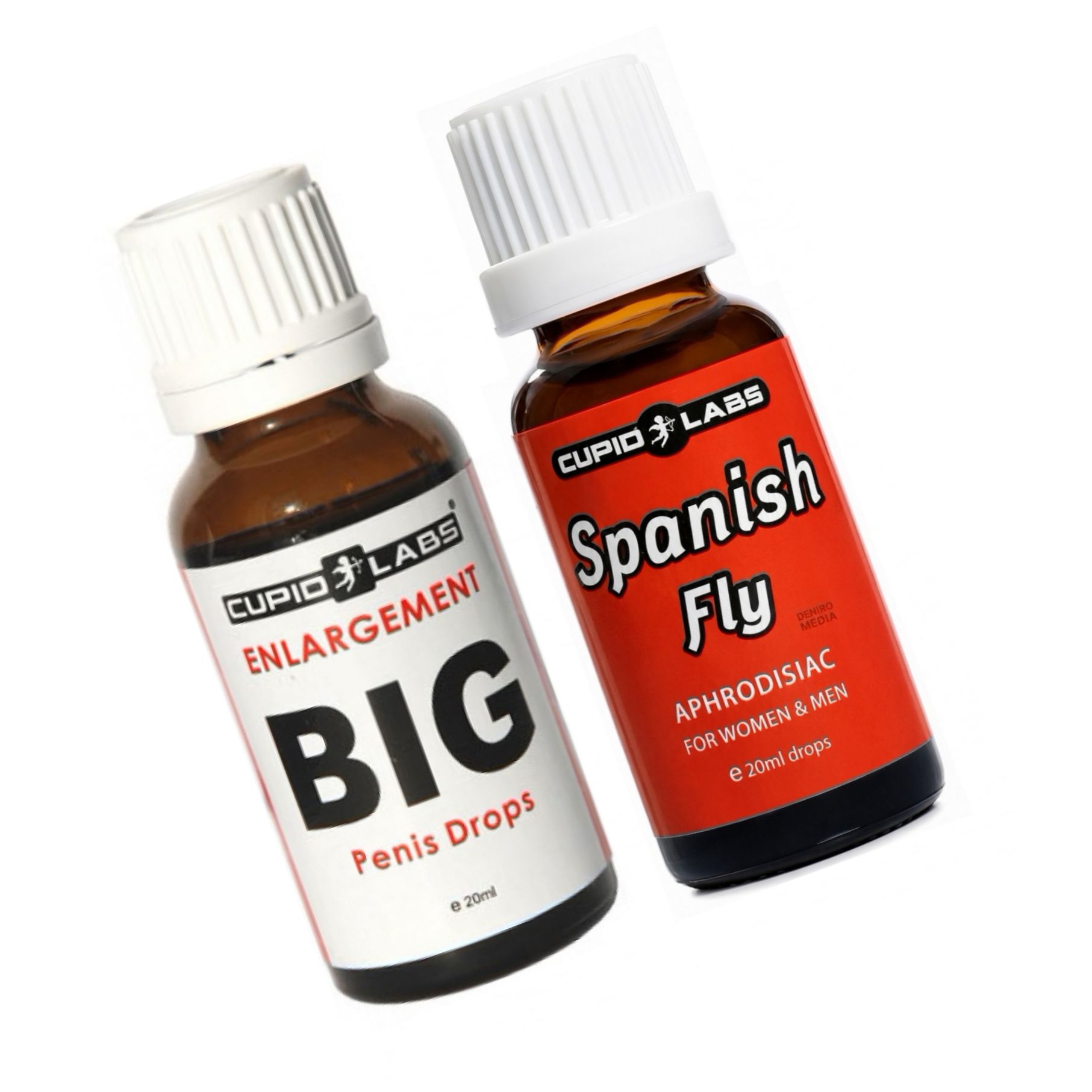 Pachet Picături Big Penis Drops 20ml + Picături Afrodisiace Spanish Fly 20ml