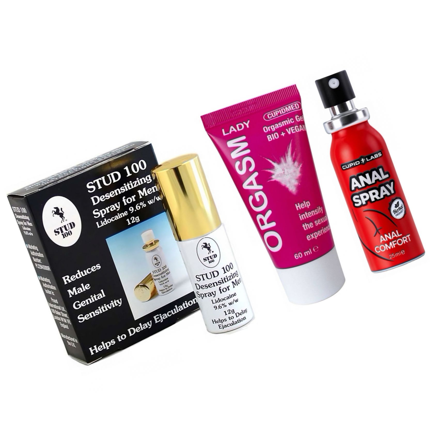 Pachet Plăcere Extinsă: Kit 3-în-1 Control Și Intensitate