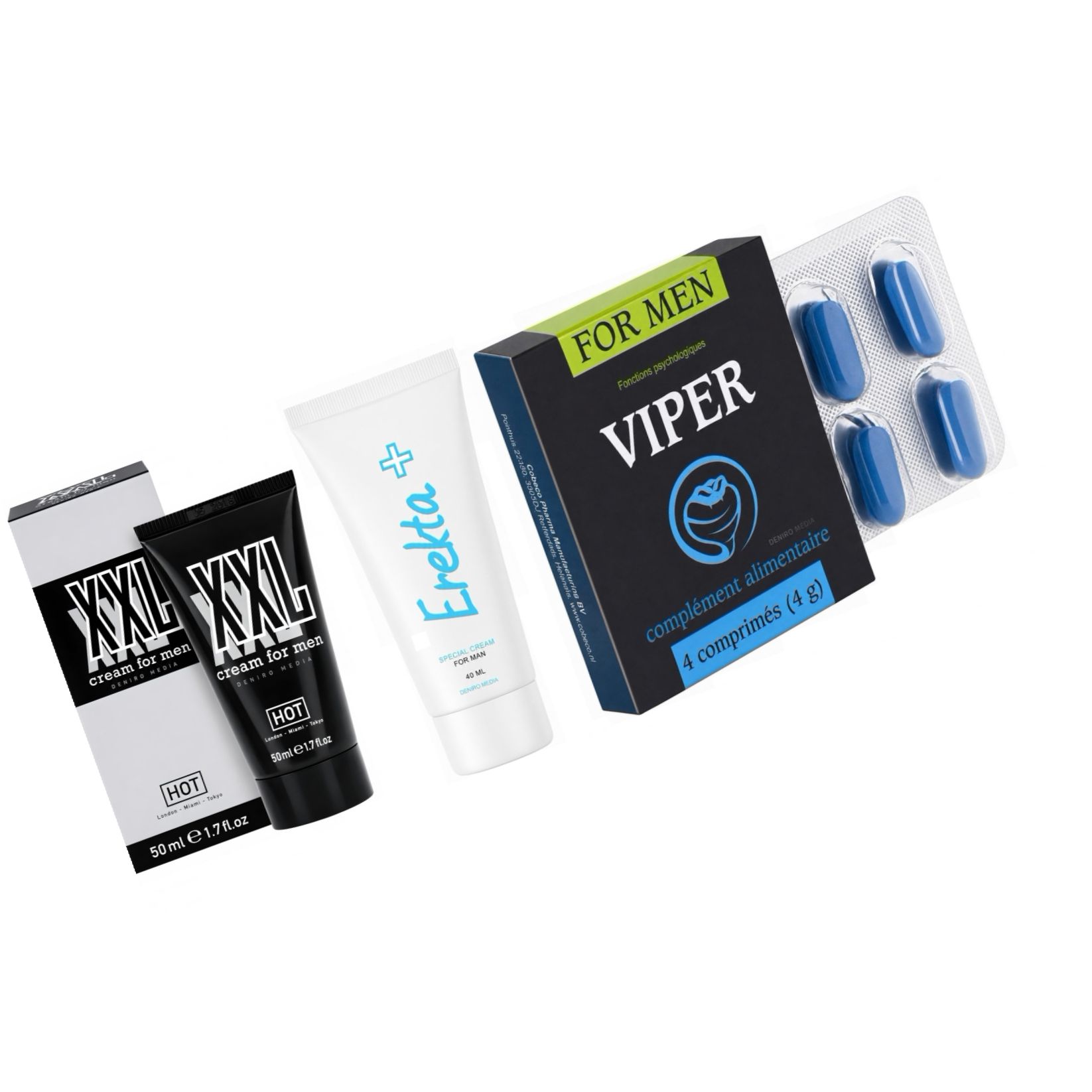 Pachet Putere Max: Kit pentru virilitate instantă