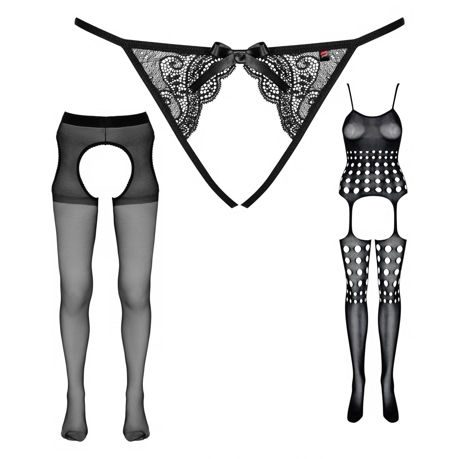 Pachet Seducție Totală: Set Provocator 3în1